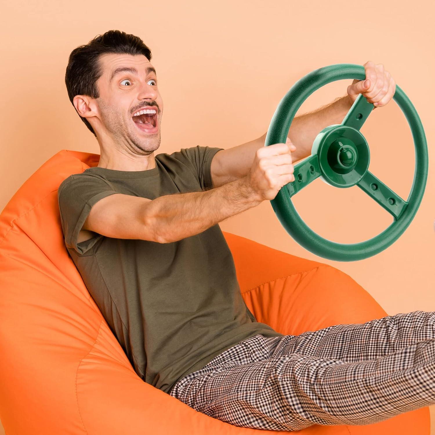 Paquete de 4 Volantes de Juego Haconba Verde y Azul