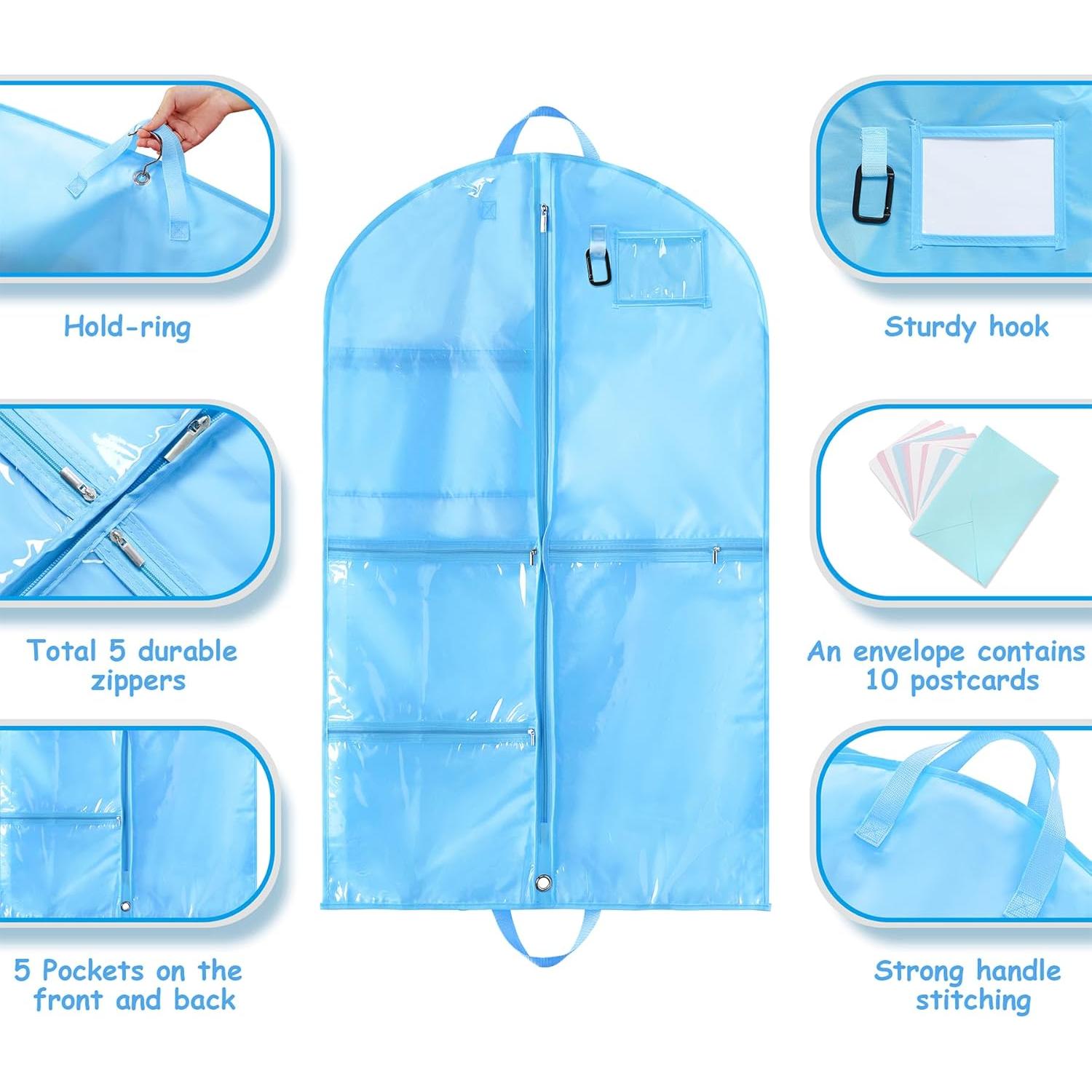 Bolsa de Ropa Colgante Elarisia 101.6 cm Impermeable 2 Pzas