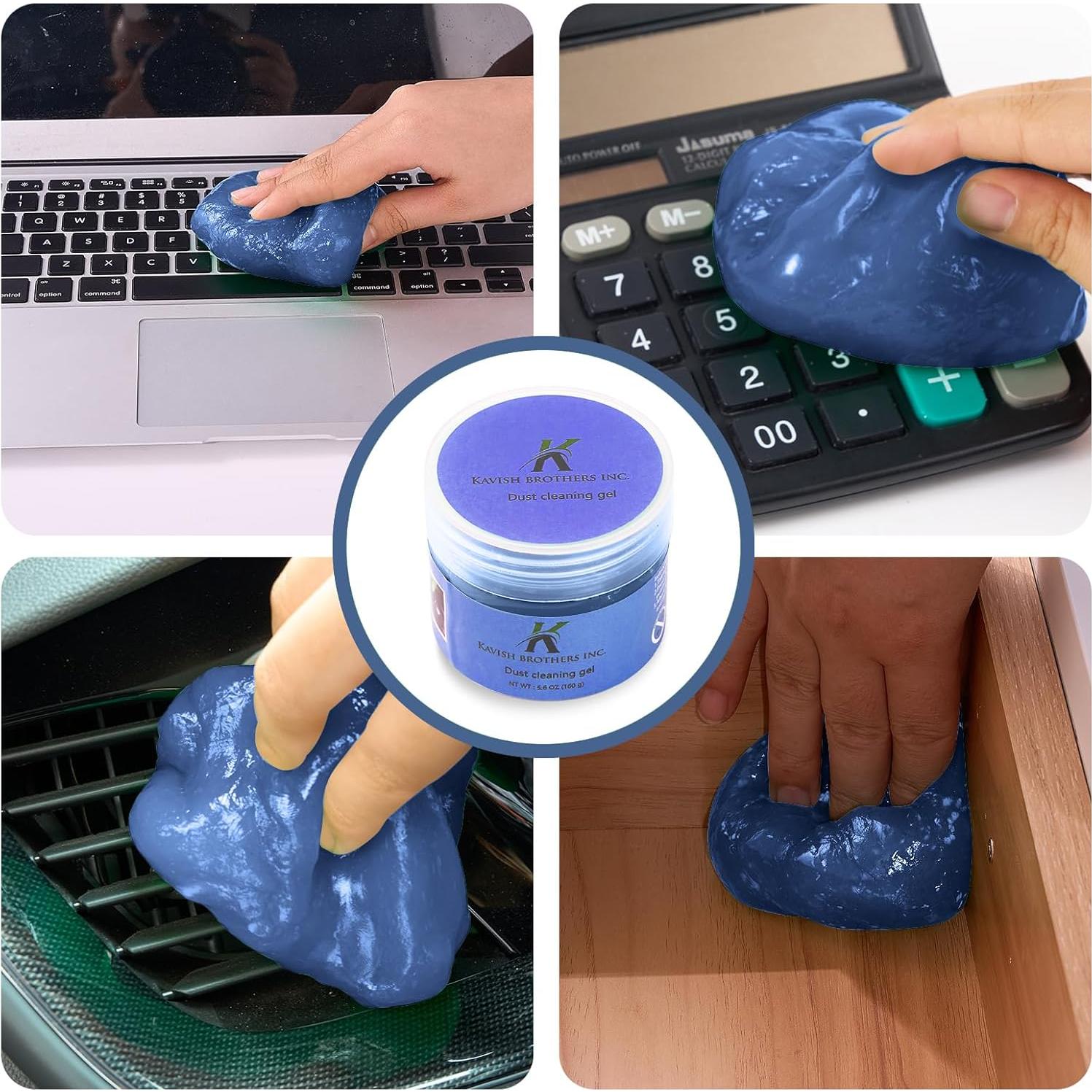 Gel Limpiador Kavish 160g para Teclados y Coche - Azul