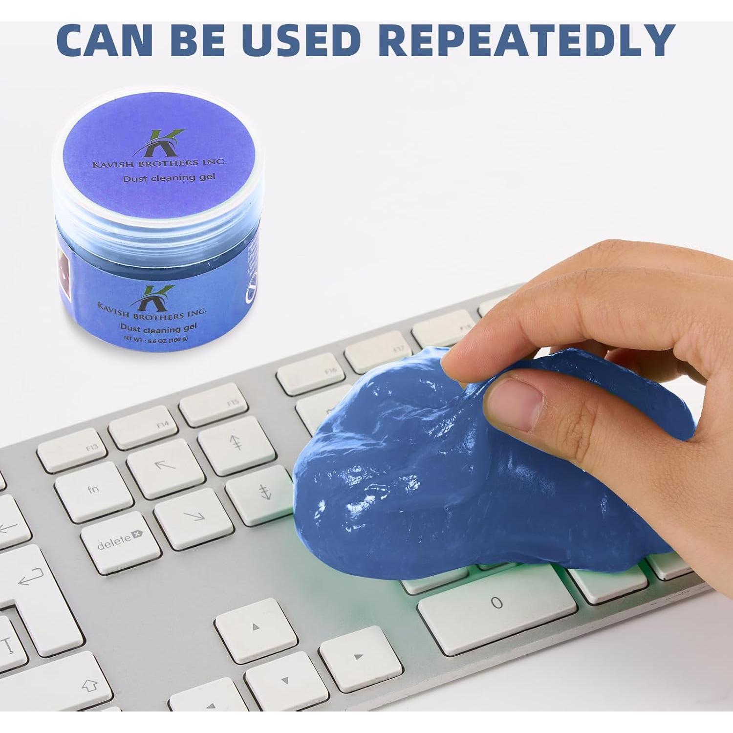 Gel Limpiador Kavish 160g para Teclados y Coche - Azul