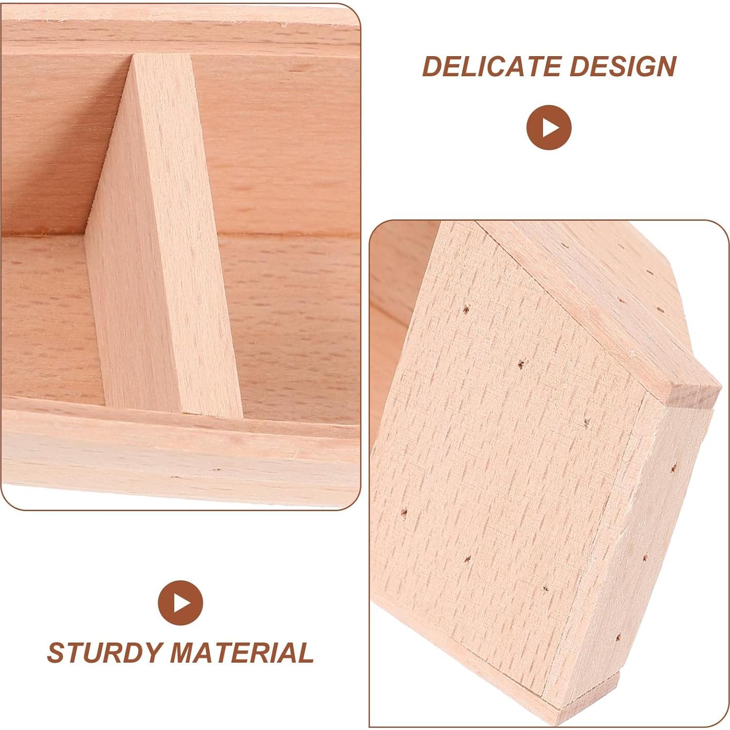 Modelo de barco de madera TOYANDONA 20x5.5x3cm para niños