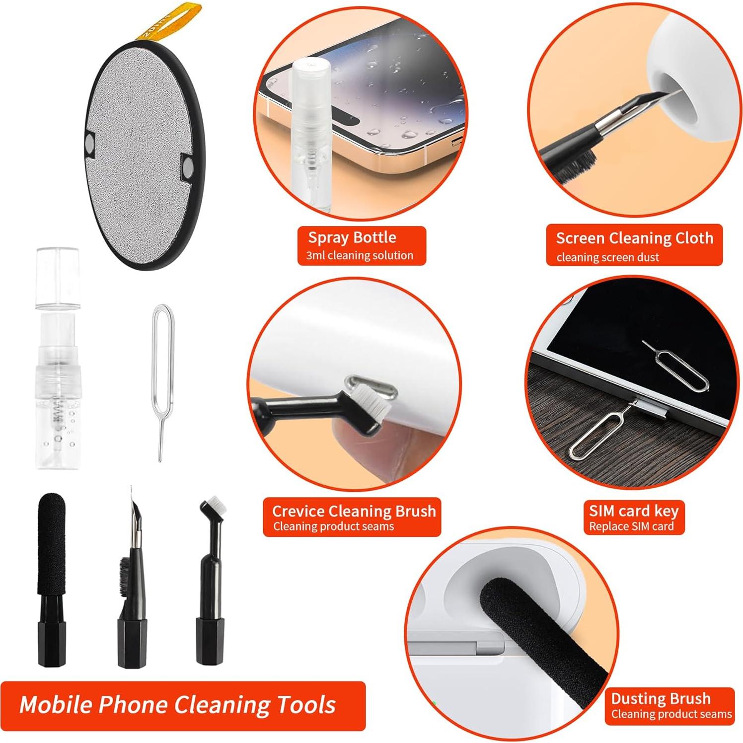 Kit de limpieza 20 en 1 Critin para teclado y pantallas