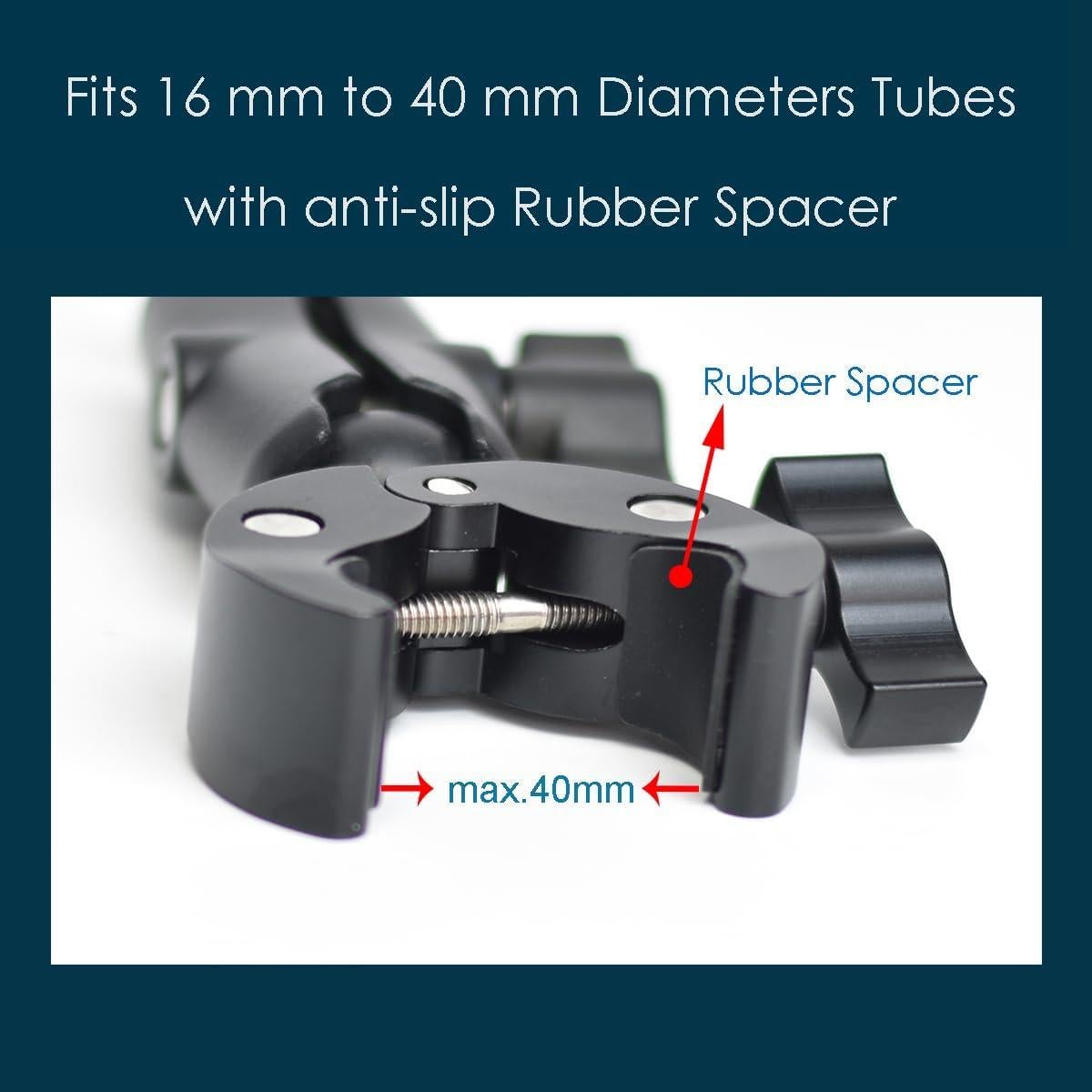 Soporte de Manillar Ajustable VG para Cámaras de Acción 16-38mm