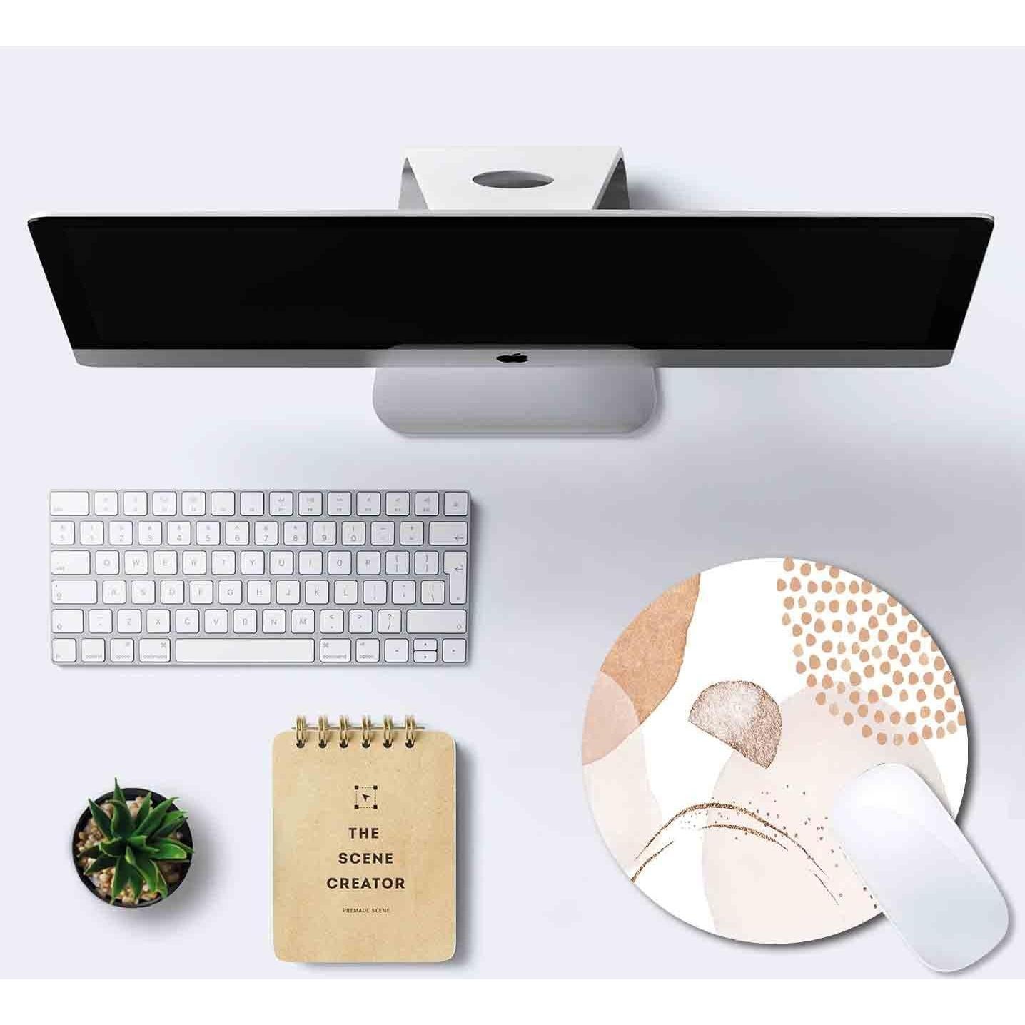 Alfombrilla de Ratón Redonda IMAYONDIA 20cm Antideslizante