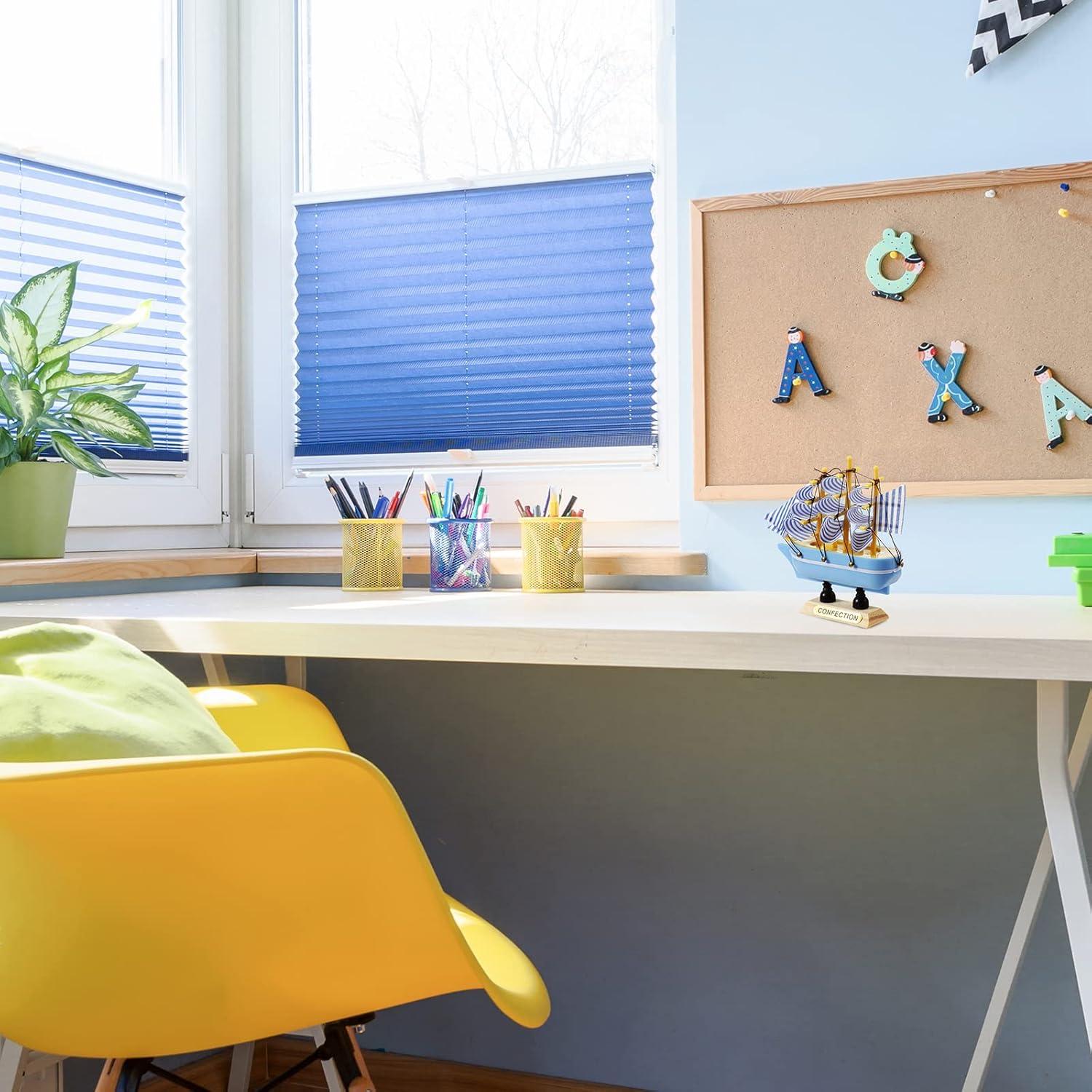 Modelo de Barco de Vela Decorativo Blulu - 12 Piezas Vintage