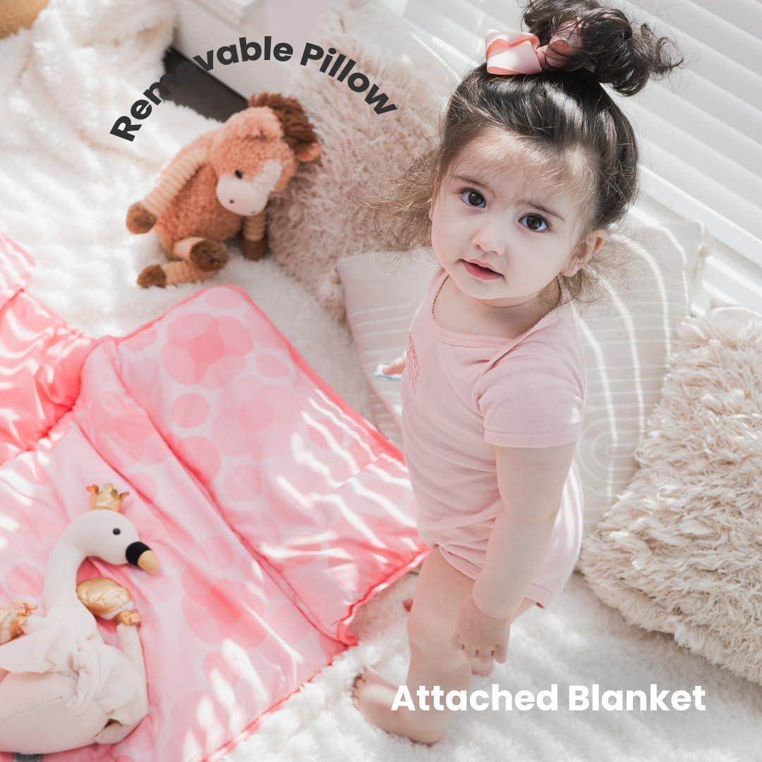 Colchoneta para Siesta Zunee Rosa Floral 116.84x53.34 cm