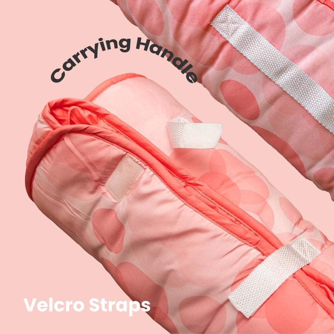 Colchoneta para Siesta Zunee Rosa Floral 116.84x53.34 cm