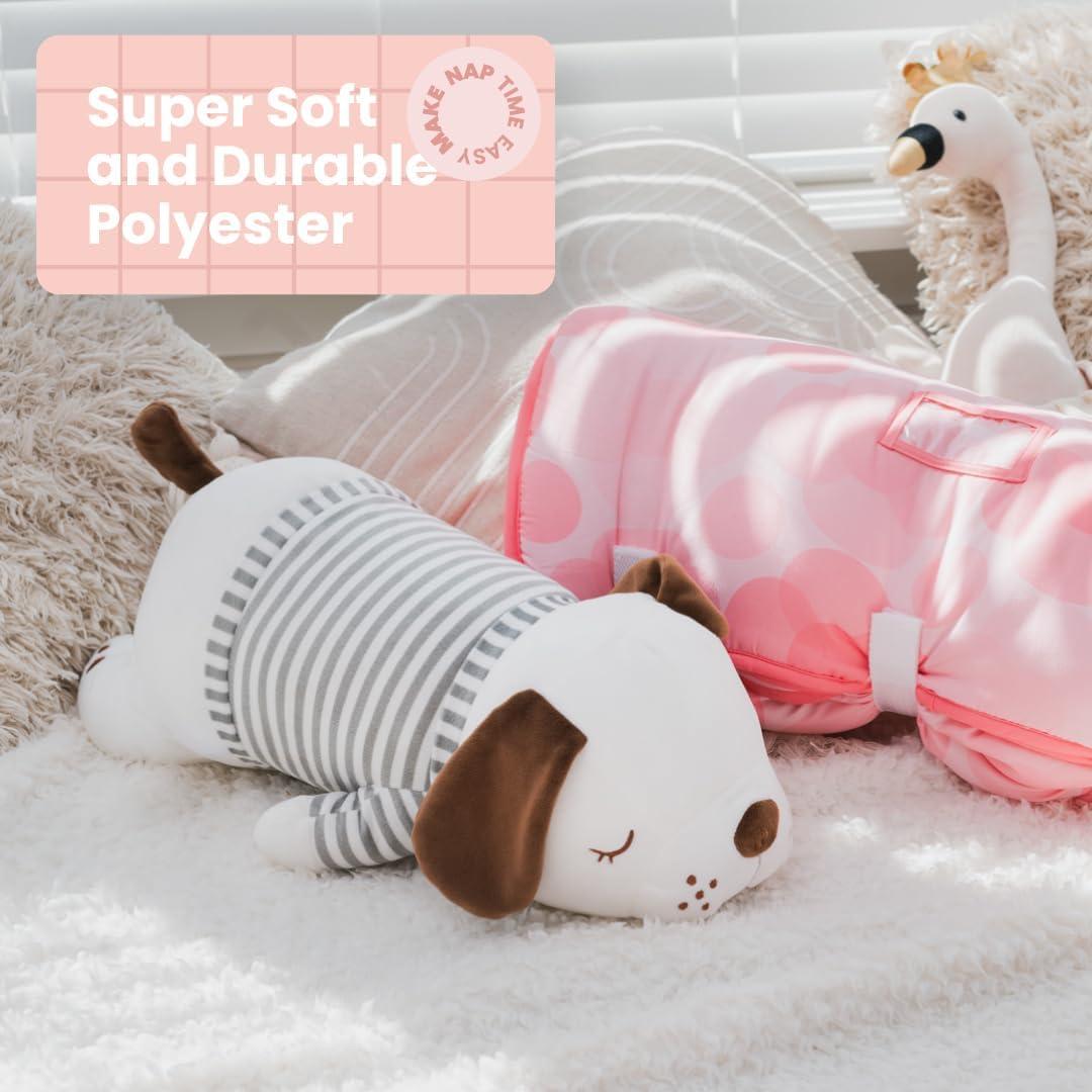 Colchoneta para Siesta Zunee Rosa Floral 116.84x53.34 cm