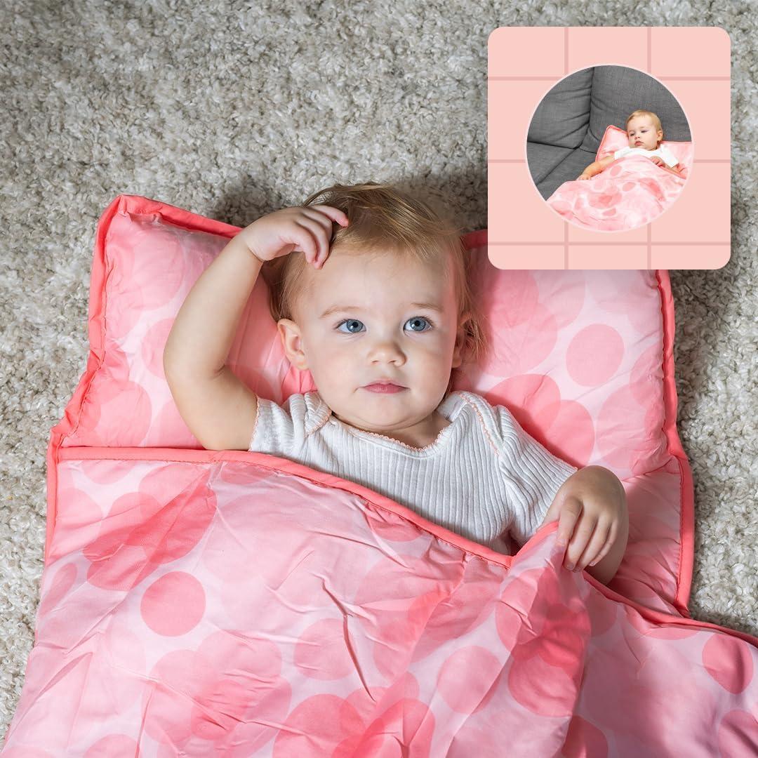 Colchoneta para Siesta Zunee Rosa Floral 116.84x53.34 cm