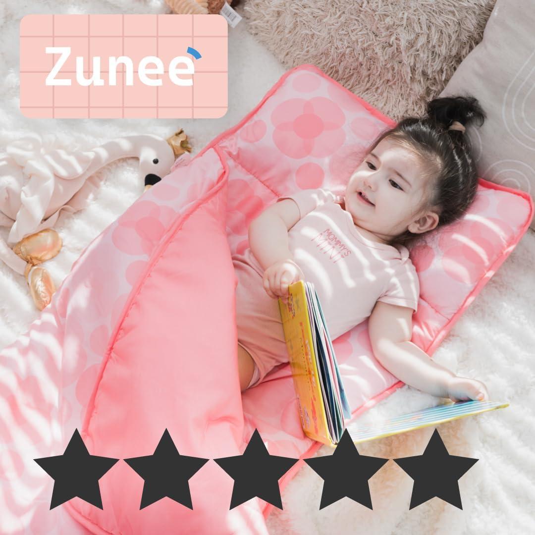 Colchoneta para Siesta Zunee Rosa Floral 116.84x53.34 cm