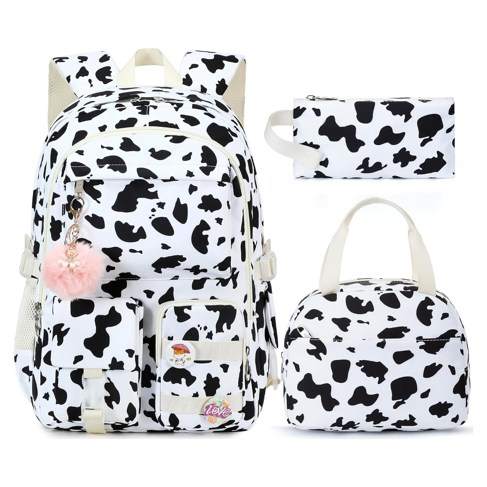 Set de Mochilas Hidds para Niñas 3 PCS con Caja de Almuerzo