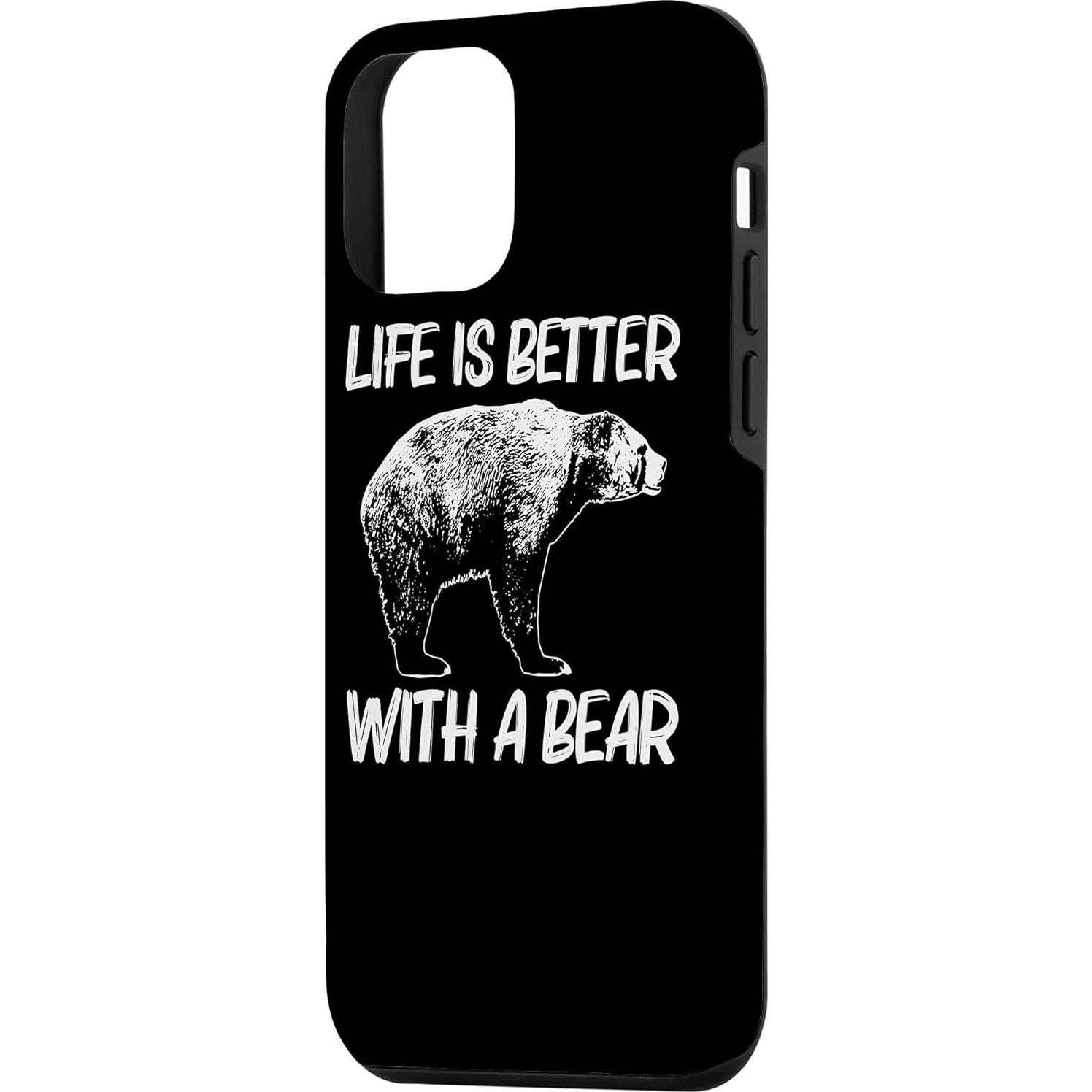 Funda iPhone 12 mini Oso Divertido Protección Alta Resistencia