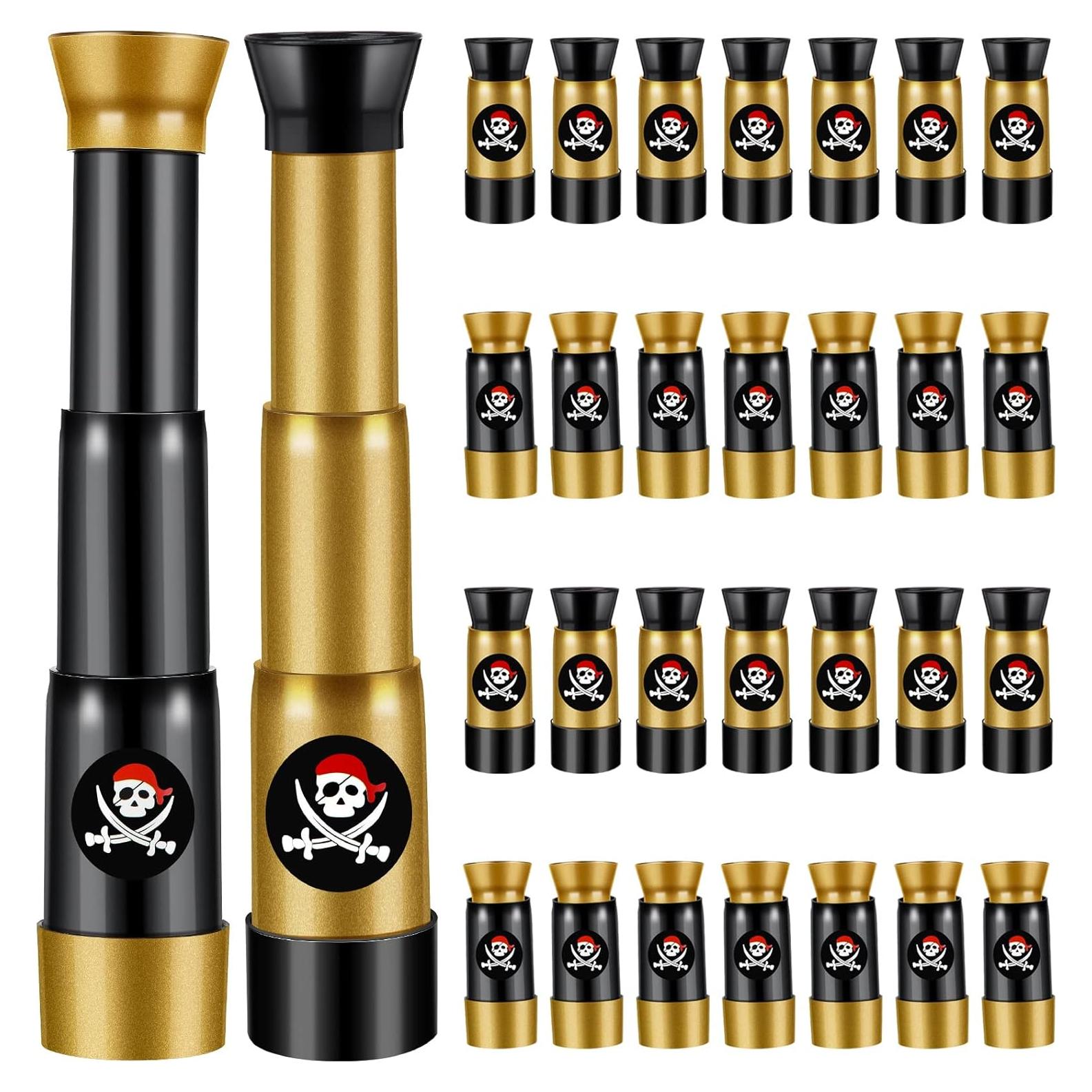 Telescopios Pirata Deekin 12 Pcs Juguetes para Fiesta