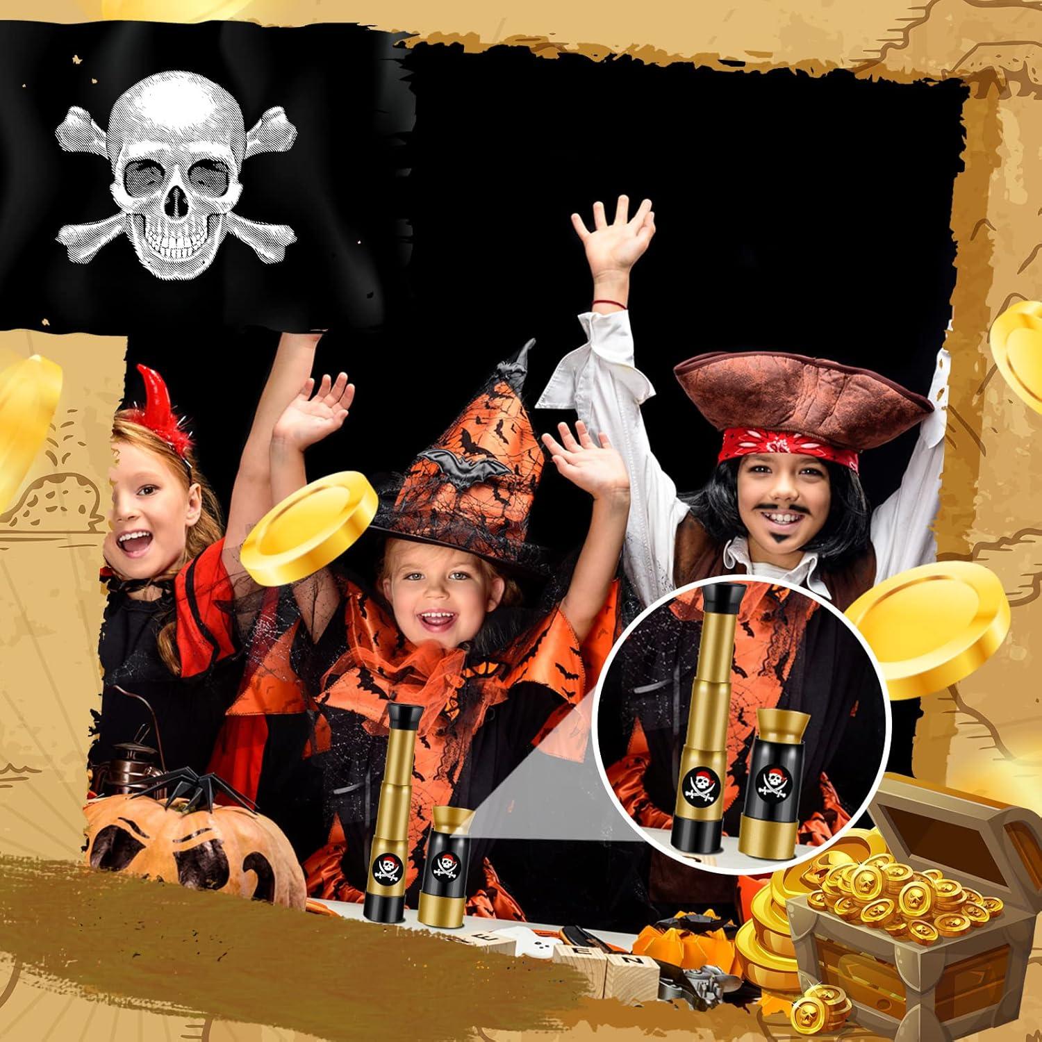 Telescopios Pirata Deekin 12 Pcs Juguetes para Fiesta