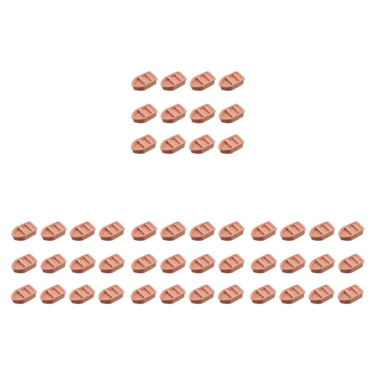 Adornos de Barco en Miniatura LOGOFUN 48 Piezas Resina