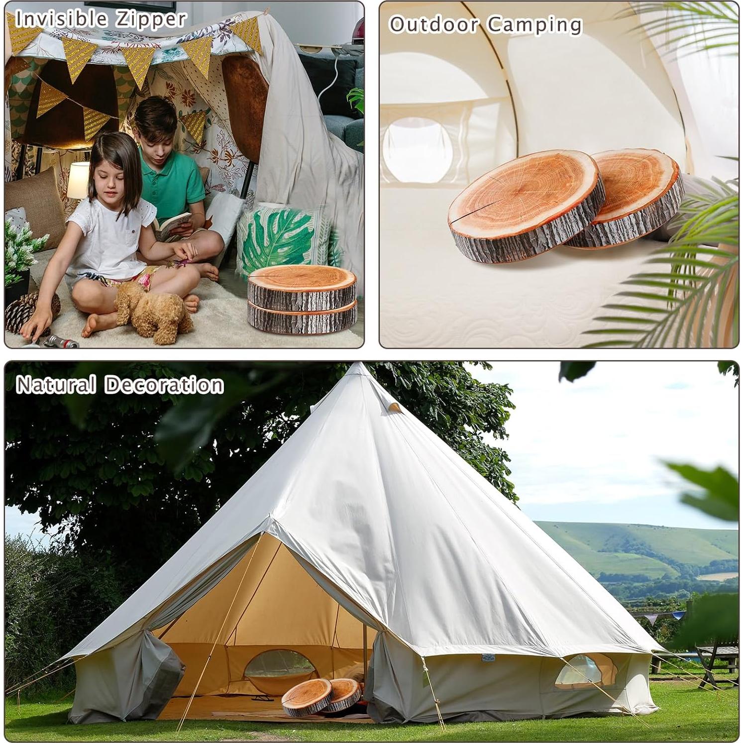 Cojines Redondos Decorativos Queekay 40 cm - 2 Piezas