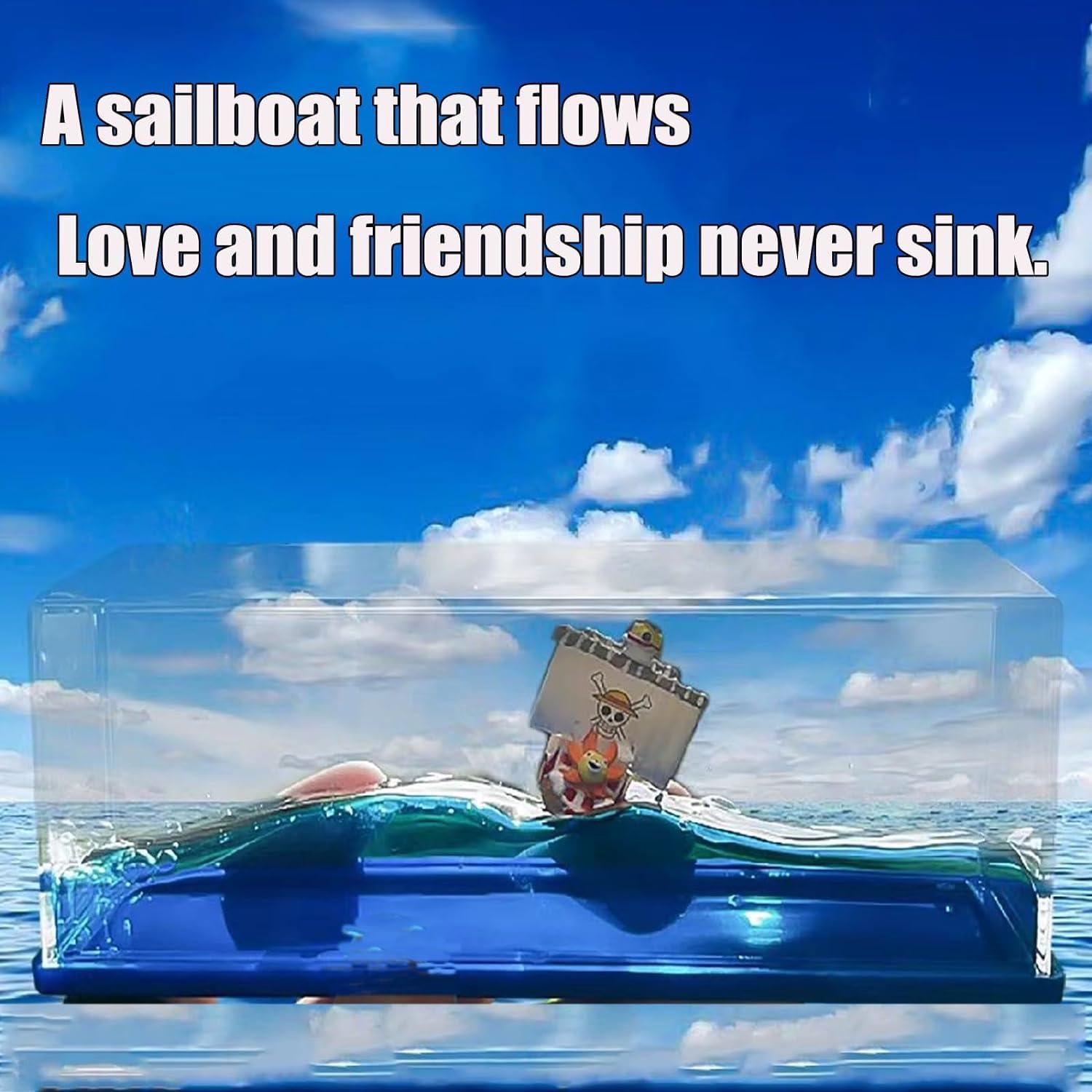 Barco Inhundible Genérico Thousand Sunny Decoración 14.6 cm