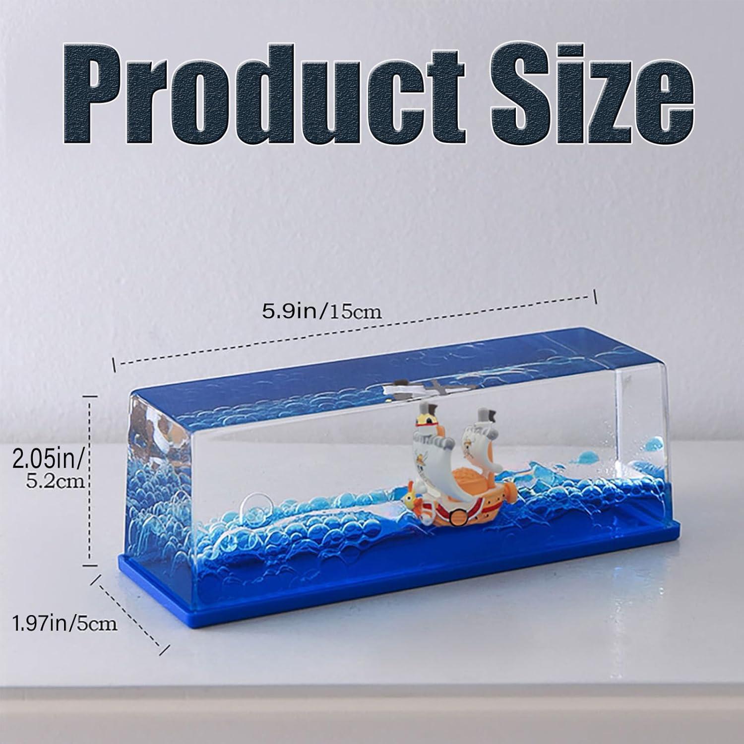 Barco Inhundible Genérico Thousand Sunny Decoración 14.6 cm