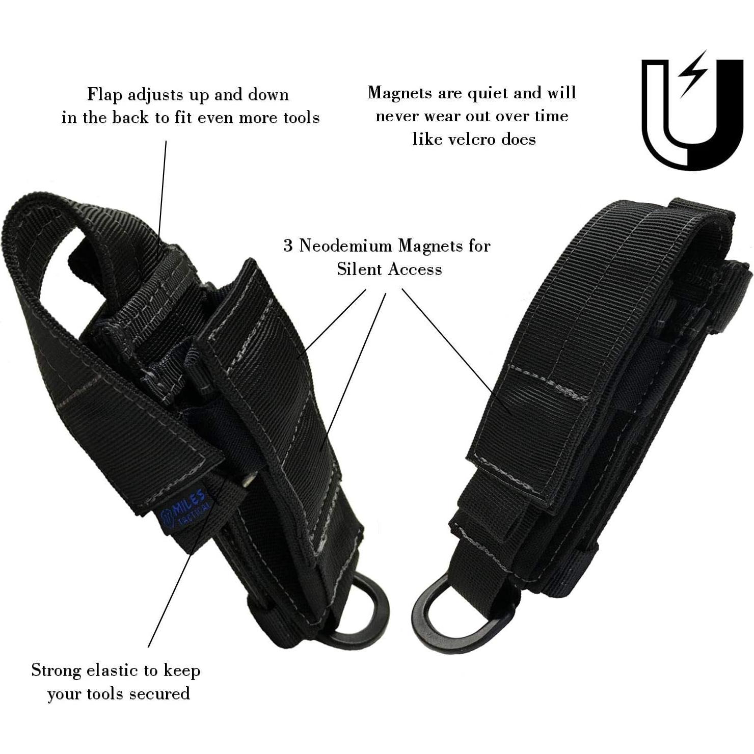 Pouch Multi Herramientas Miles Tactical con Cierre Magnético