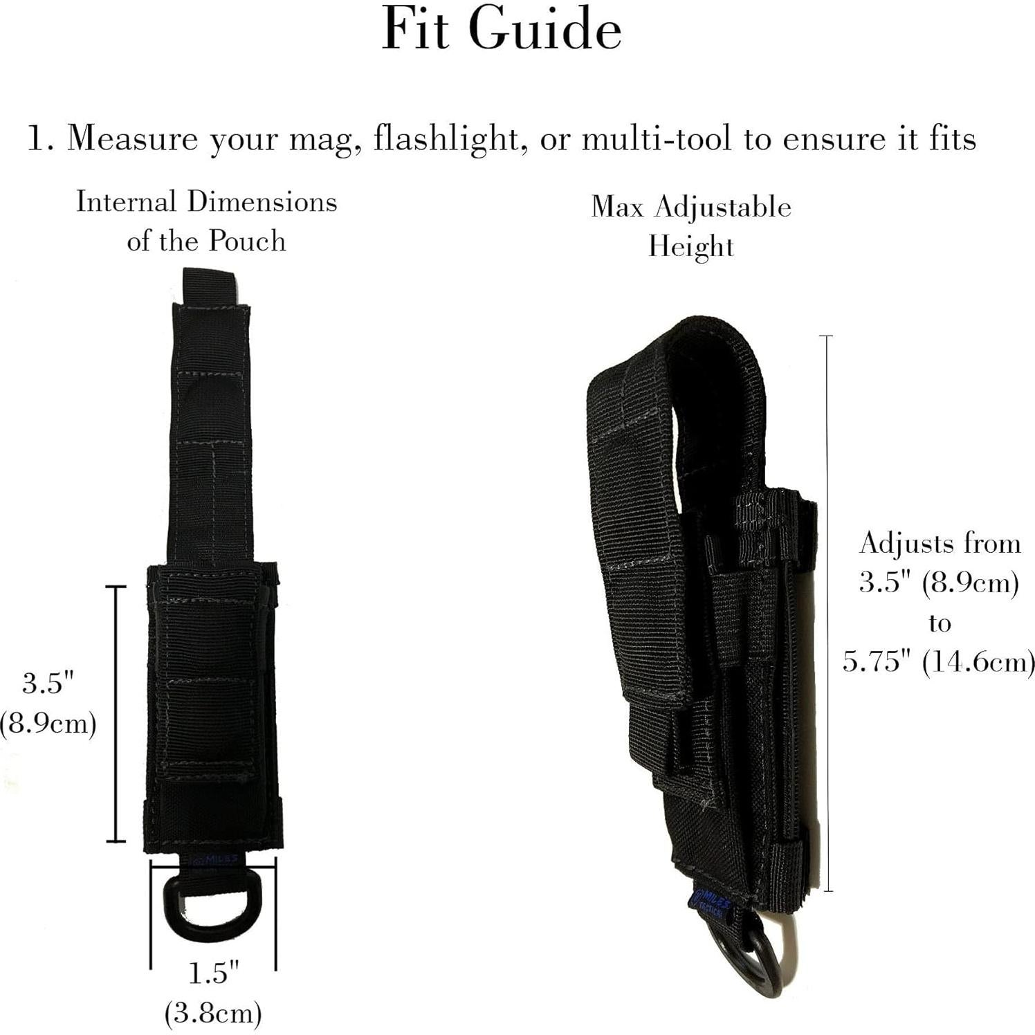 Pouch Multi Herramientas Miles Tactical con Cierre Magnético