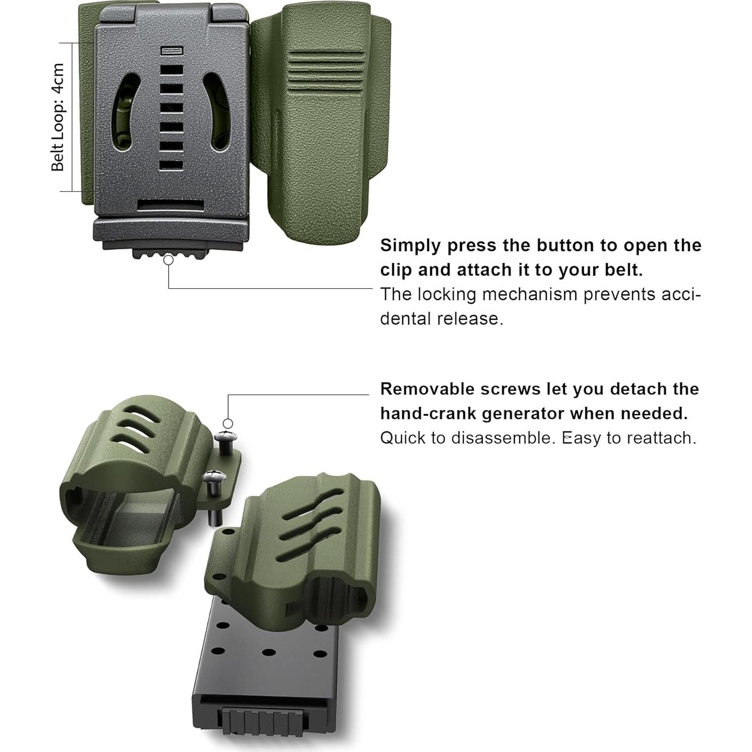 VIPERADE VAK6 Multitool de Supervivencia con Linterna LED