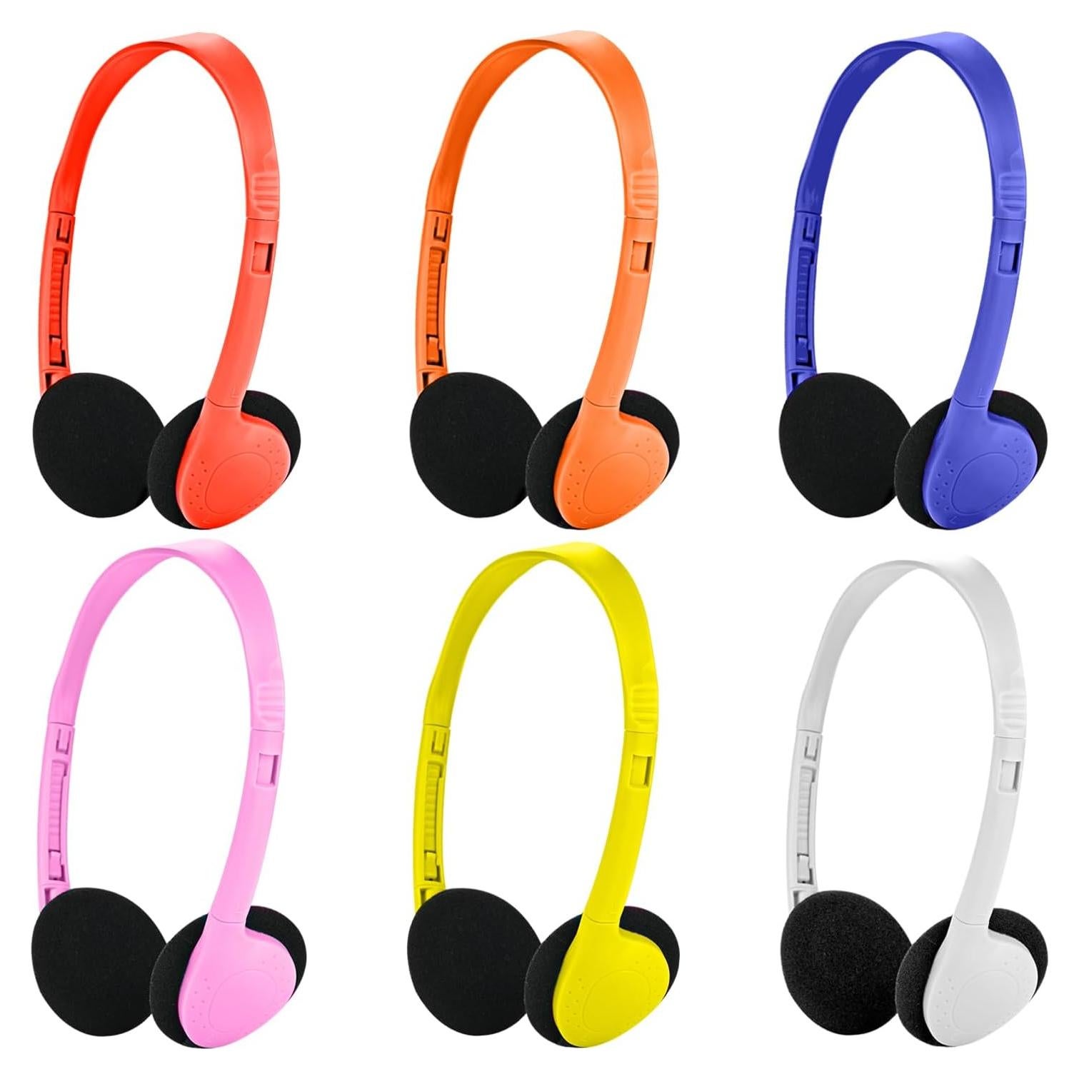 Auriculares Yoley FM857 para Niños y Adultos - Paquete de 6 Colores