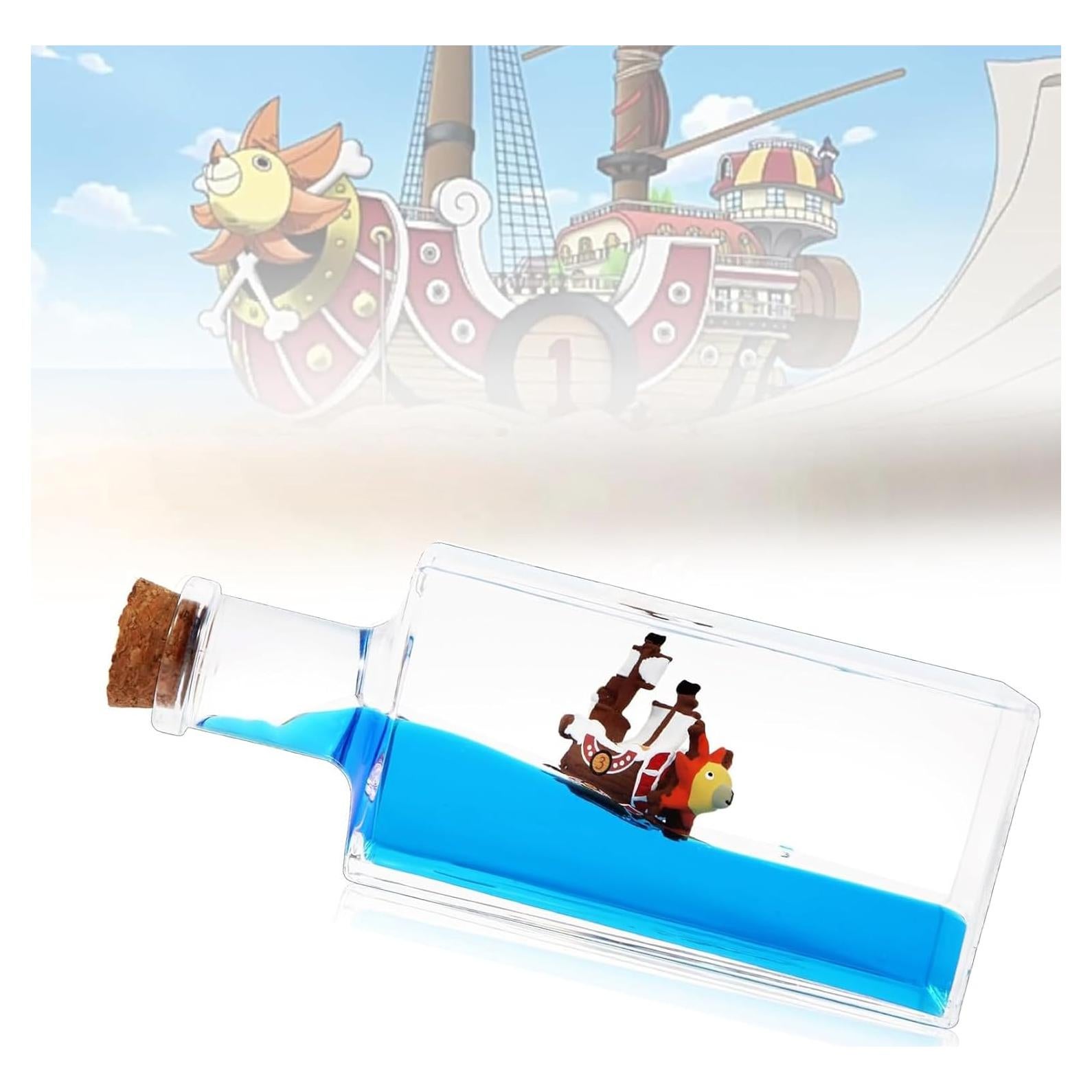 Botella de Deriva Barco Crucero Chilifuli Azul 5,58x6,86cm