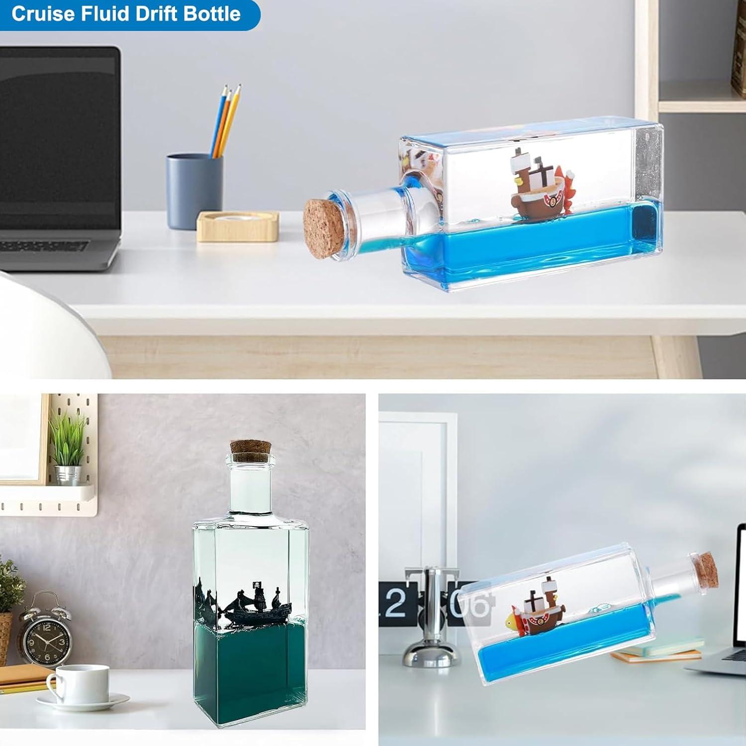 Botella de Deriva Barco Crucero Chilifuli Azul 5,58x6,86cm