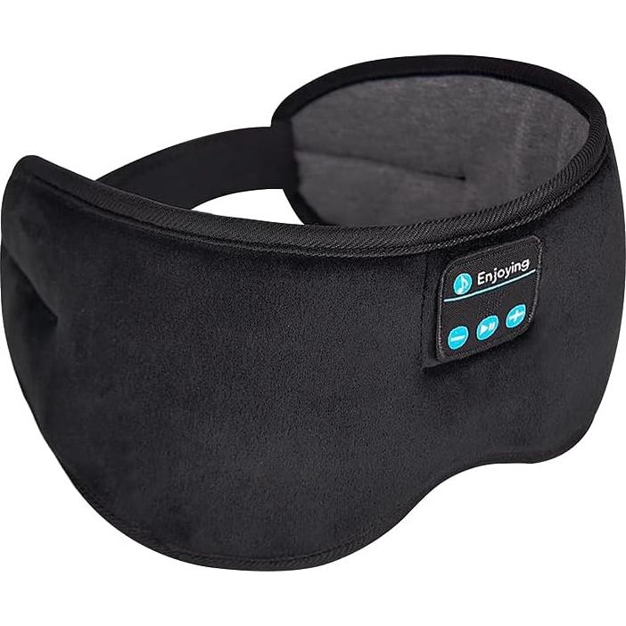 Máscara de Sueño Inalámbrica SYPVRY con Auriculares Bluetooth 5.2