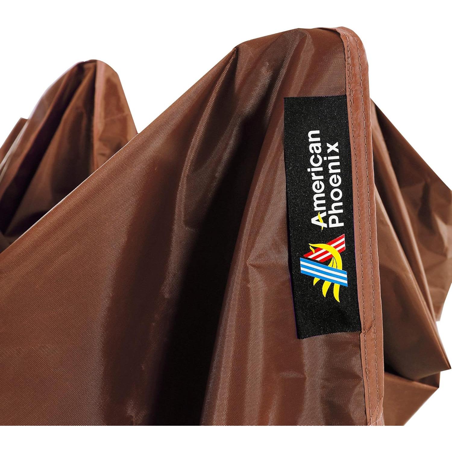 Tienda Plegable 10x10 AMERICAN PHOENIX Marrón Resistente
