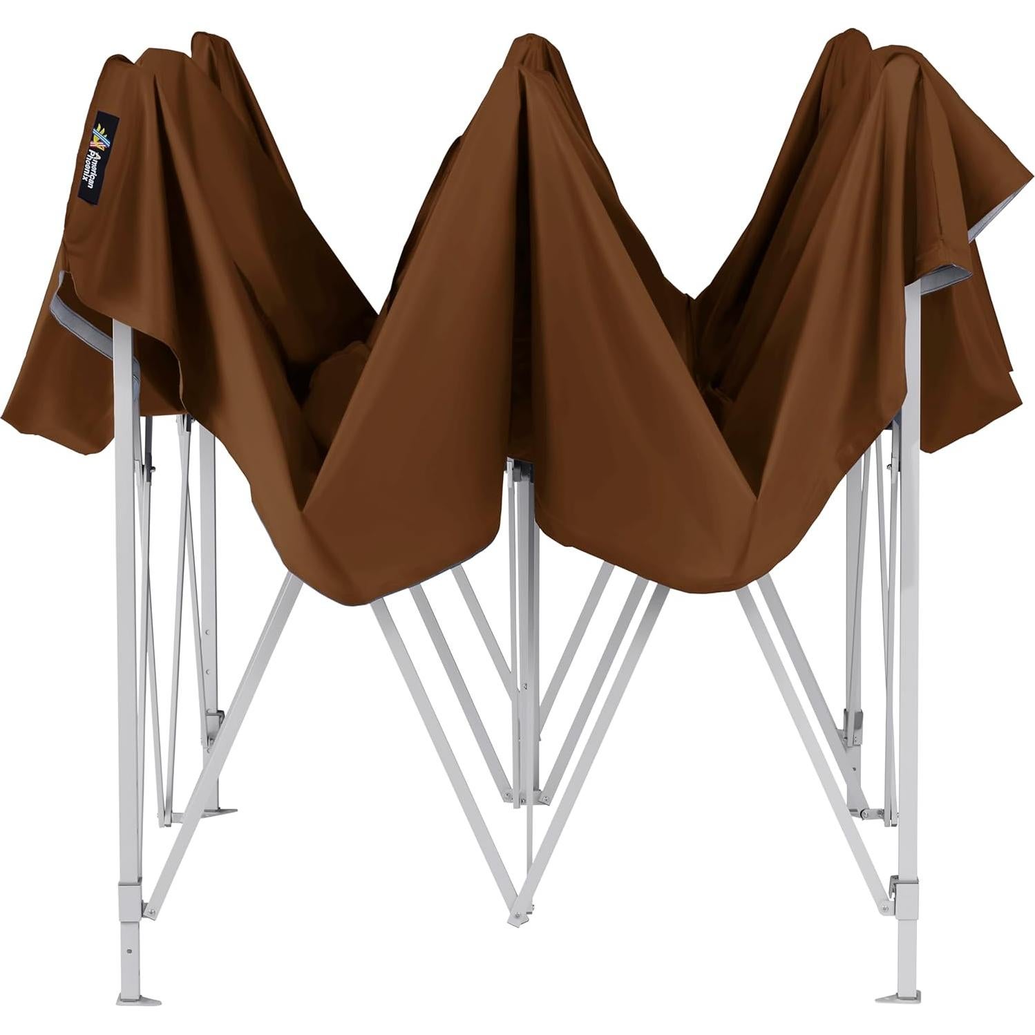 Tienda Plegable 10x10 AMERICAN PHOENIX Marrón Resistente