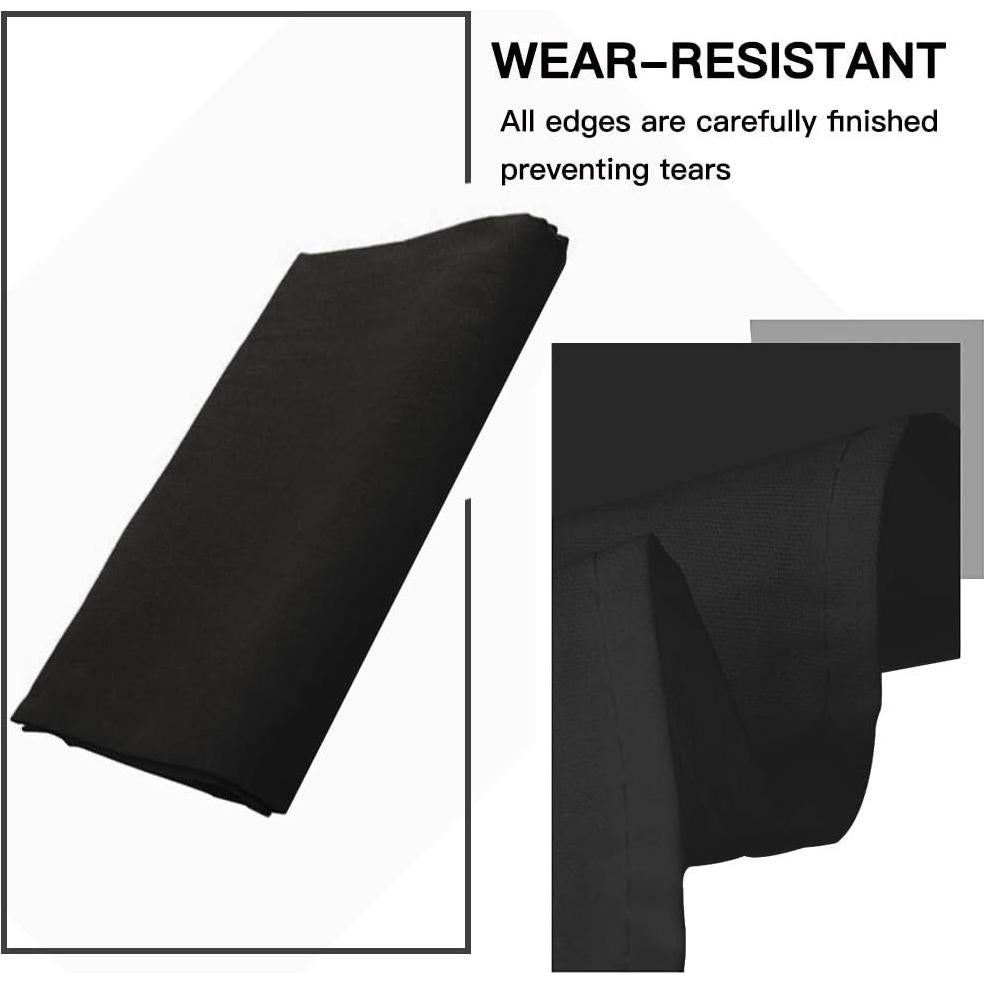 Fondo Negro 3x3.6m MOUNTDOG para Fotografía y Video con Clips