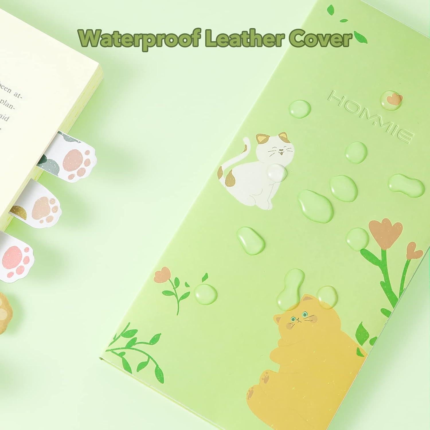 Conjunto de Notas Adhesivas Hommie Gato Verde 300 Hojas