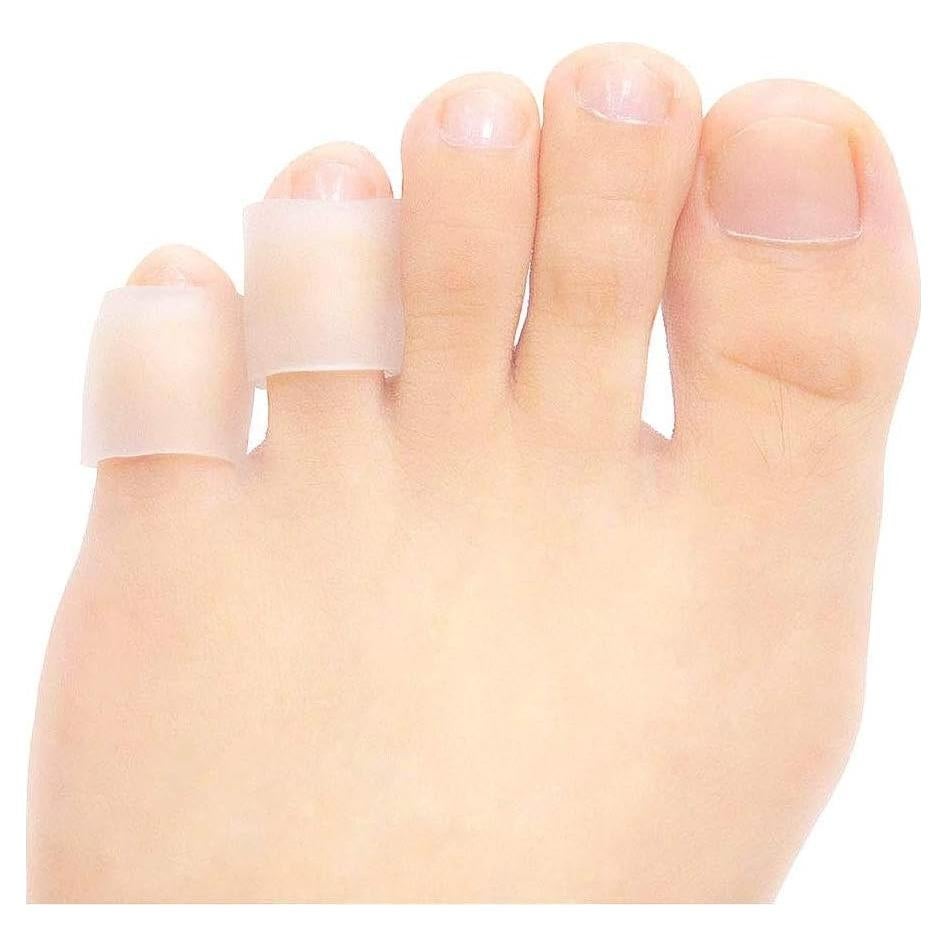 Fundas Transparentes para Dedo Meñique JKcare - 12 Almohadillas de Silicona