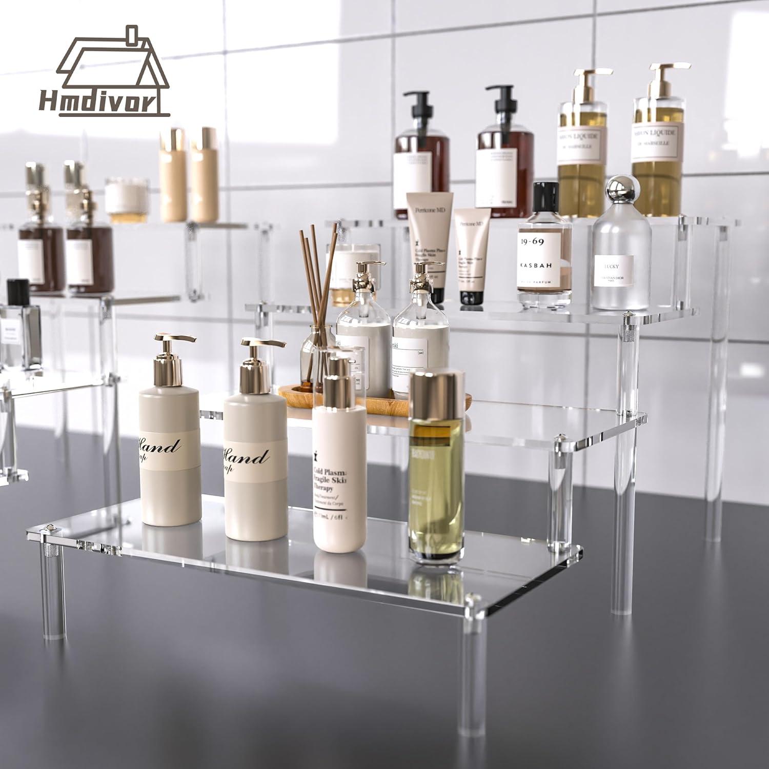 Soporte Acrílico para Exhibición Hmdivor 4 Niveles 25 cm