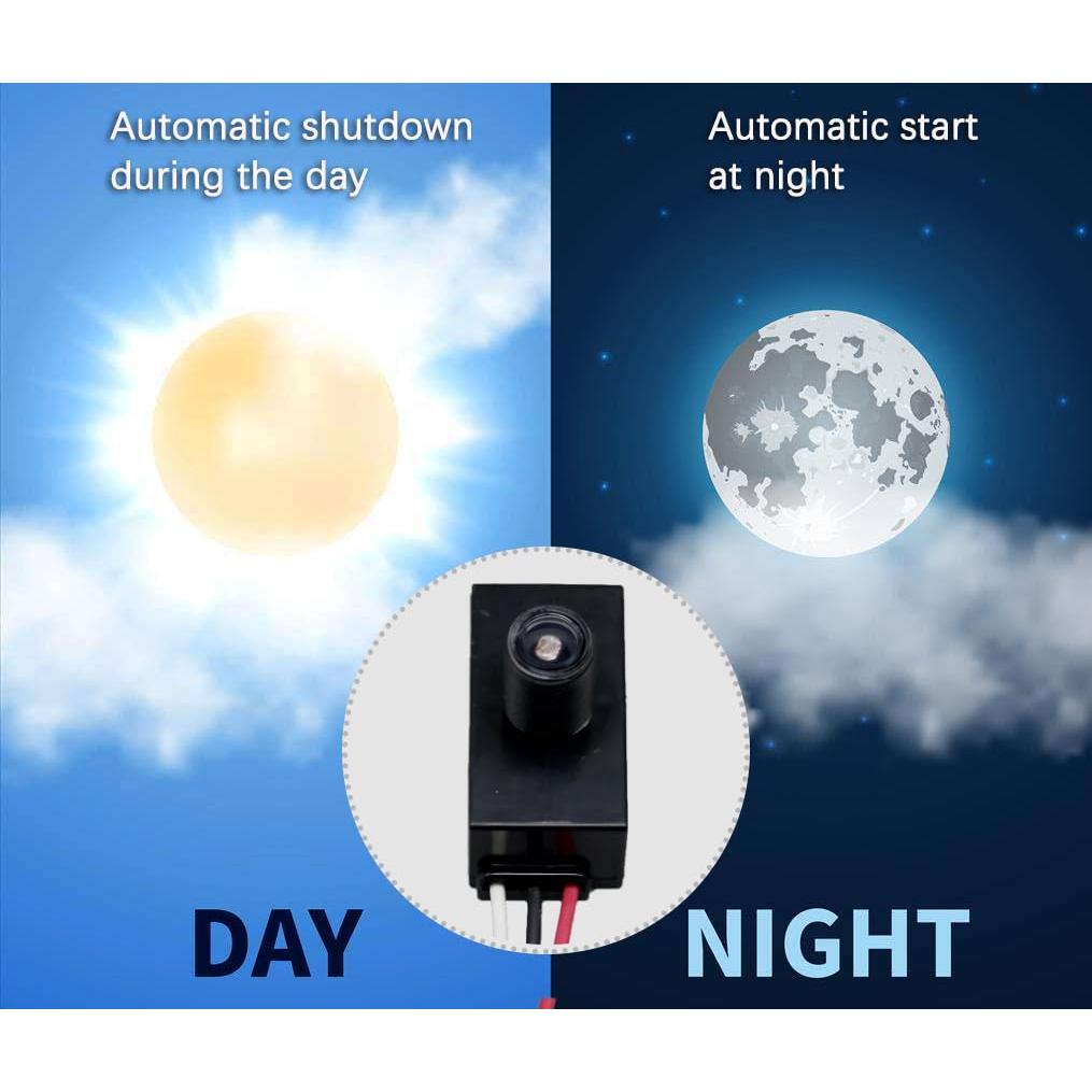 Interruptor Fotoeléctrico QDenglamp GDKT015 para Exterior