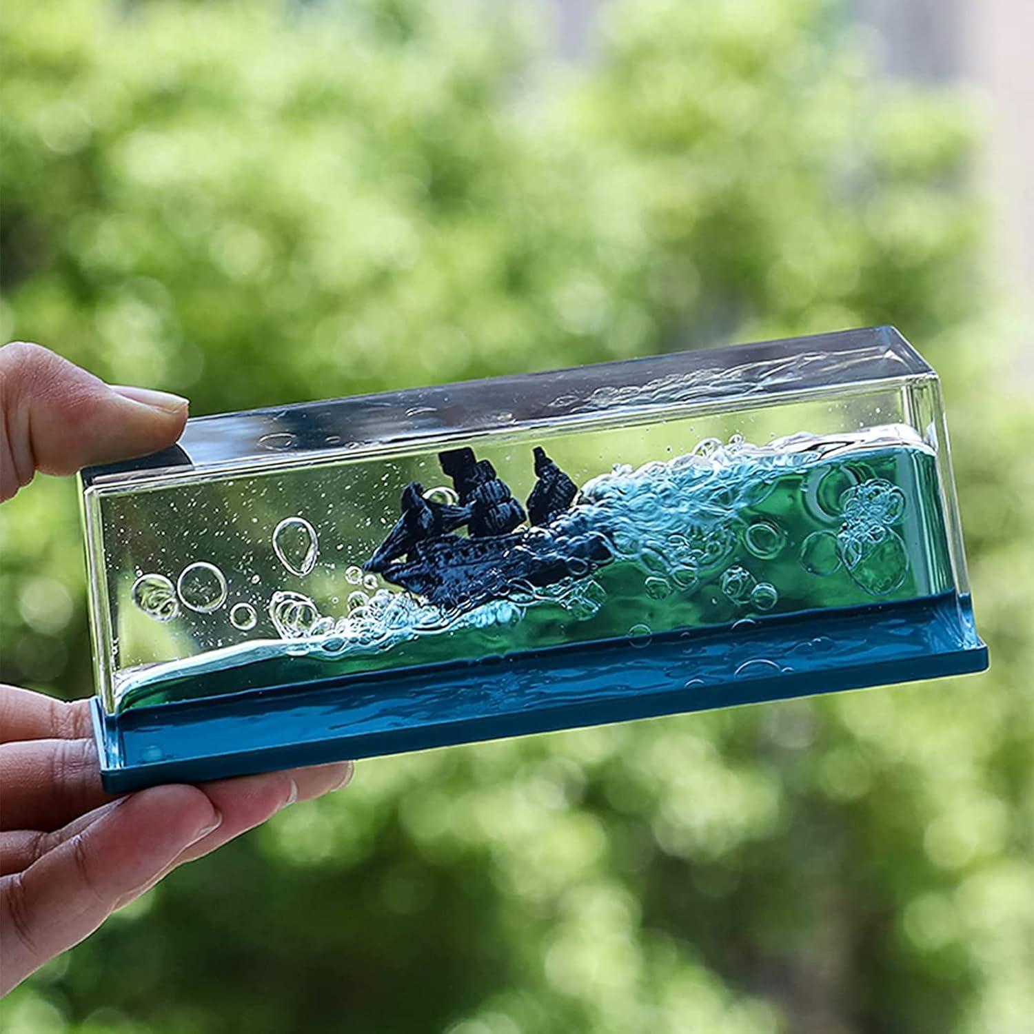 Barco Pirata Black Pearl Honsheng 14.58x5.08 cm Decorativo