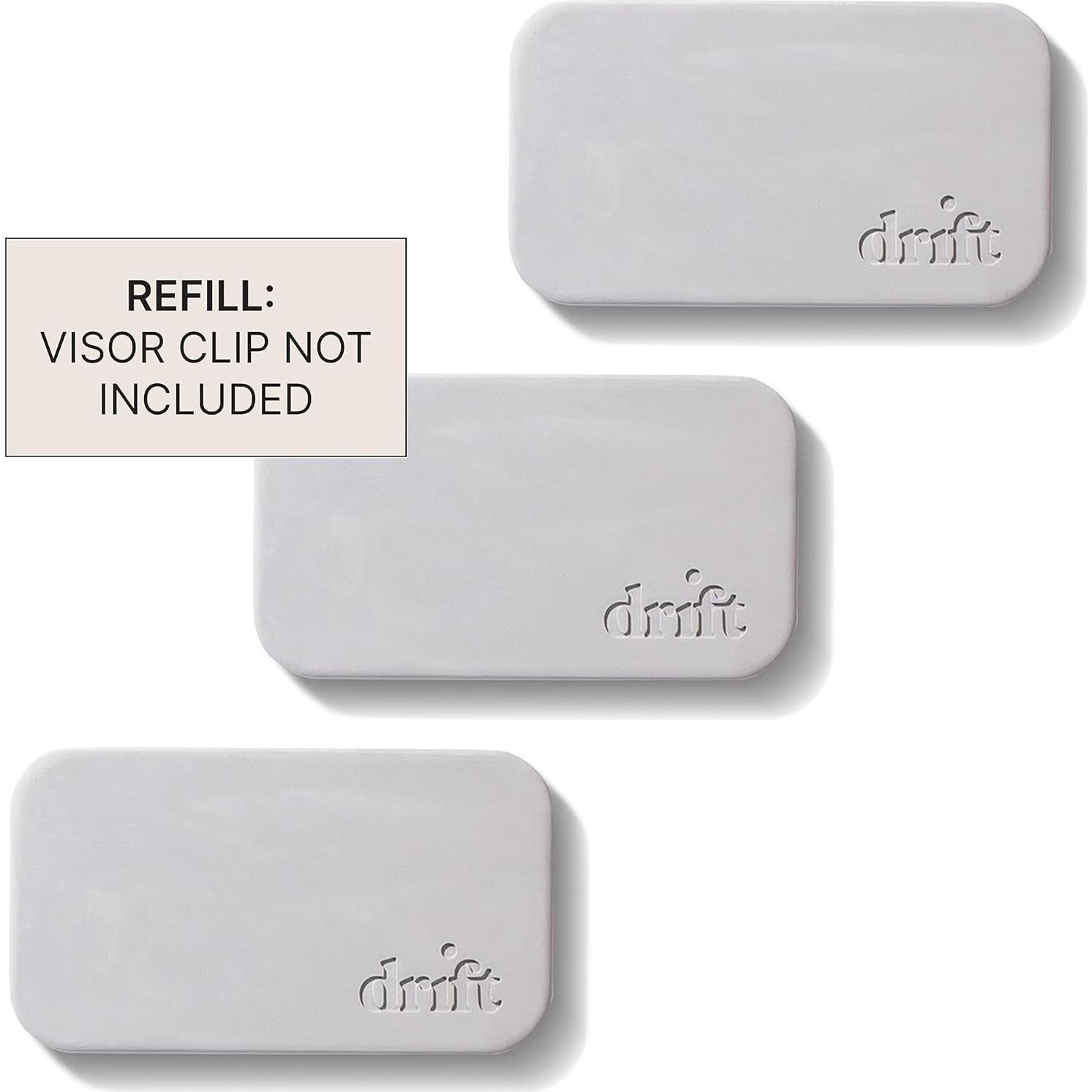 Ambientador de Coche Drift Ámbar - Paquete de 3 Recargas