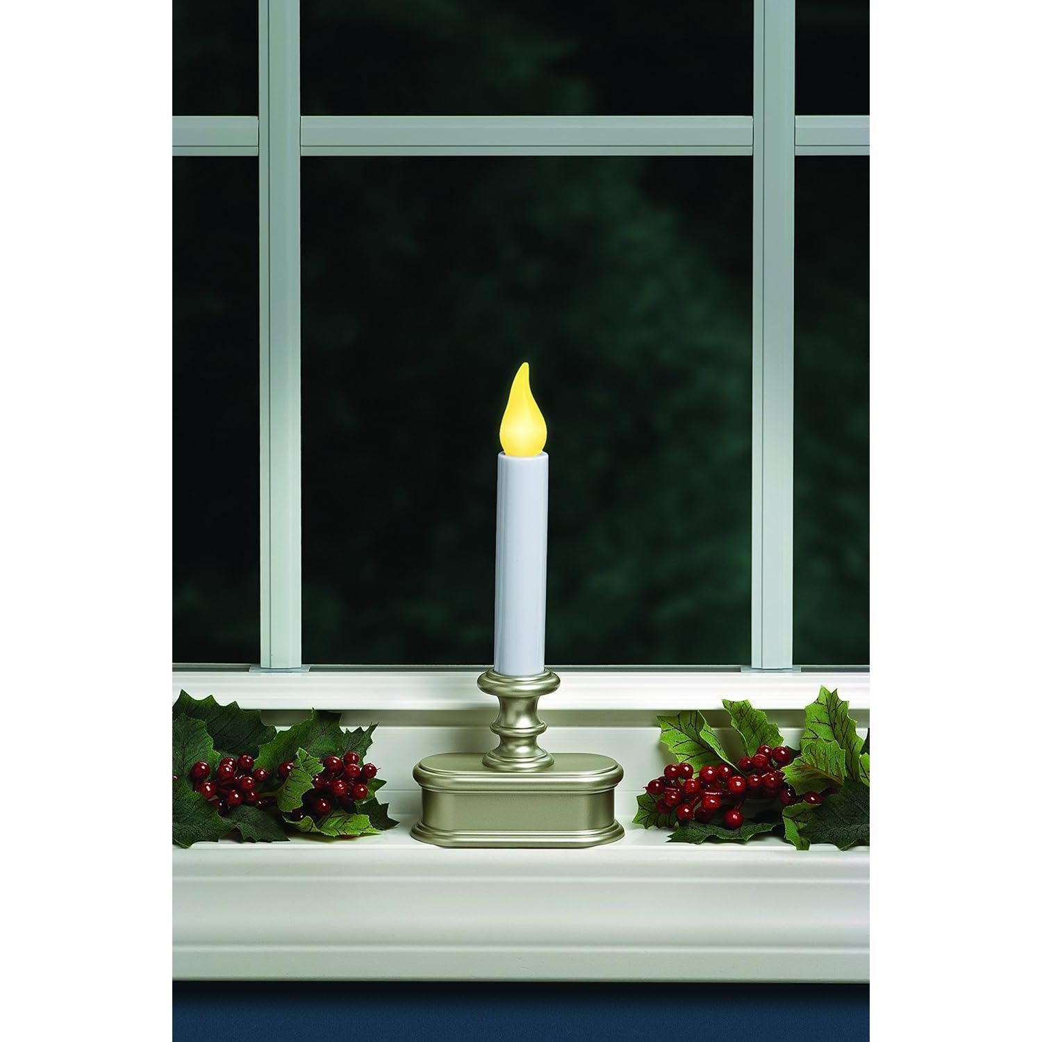 Vela de Ventana LED Xodus FPC1221P Peltre con Sensor