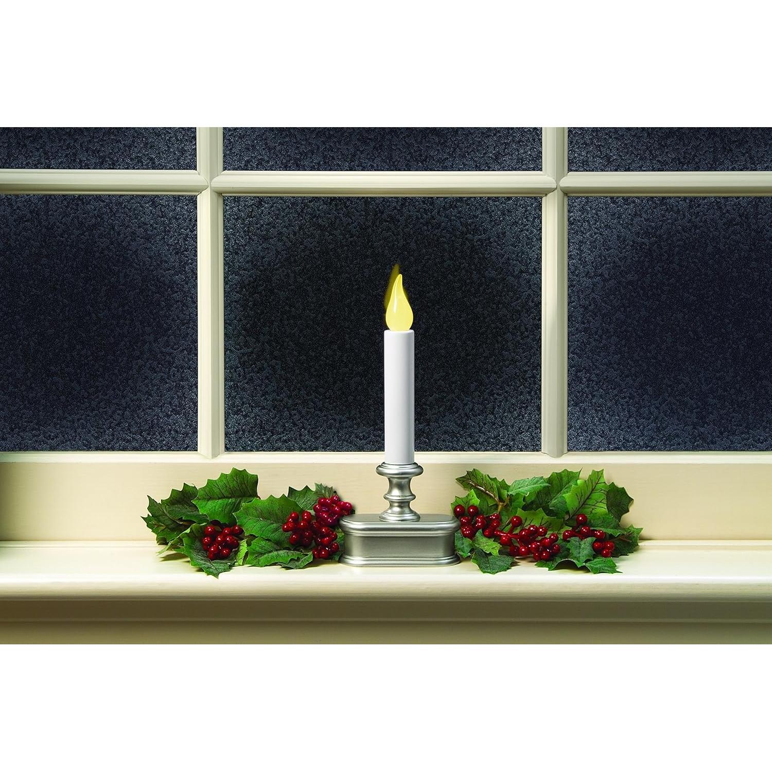 Vela de Ventana LED Xodus FPC1221P Peltre con Sensor