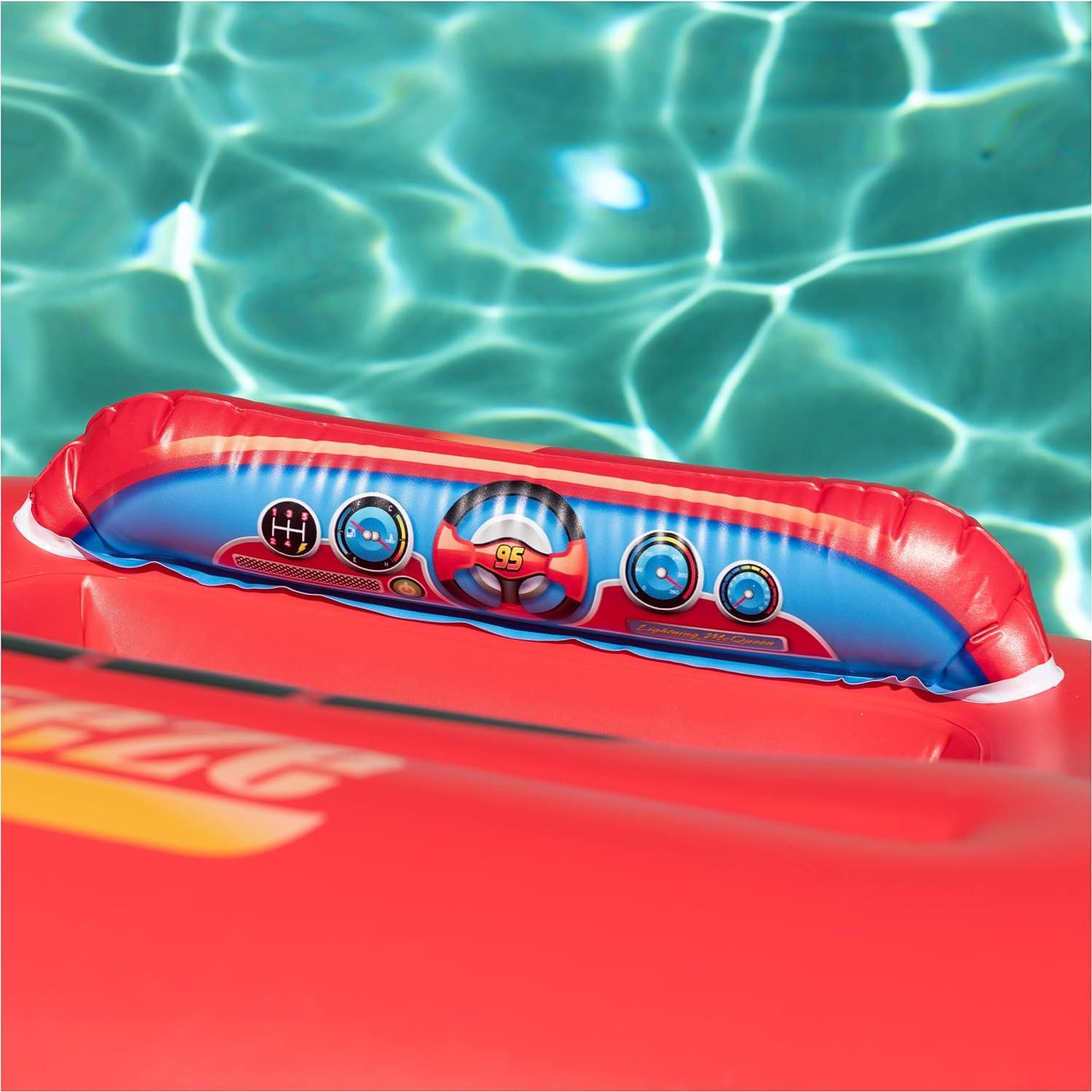 Flotador Inflable Swimways Cars Lightning McQueen 75x63 cm
