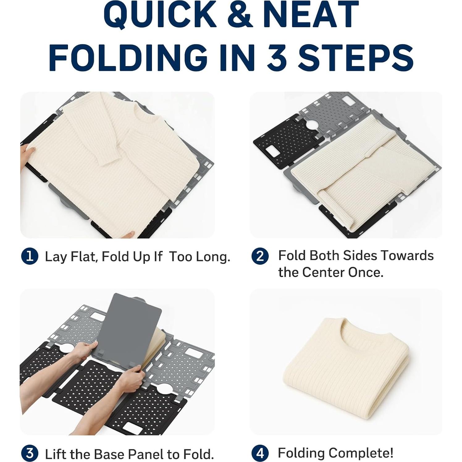 Tablero de Pliegue de Camisas BoxLegend 72x57.9 cm Negro