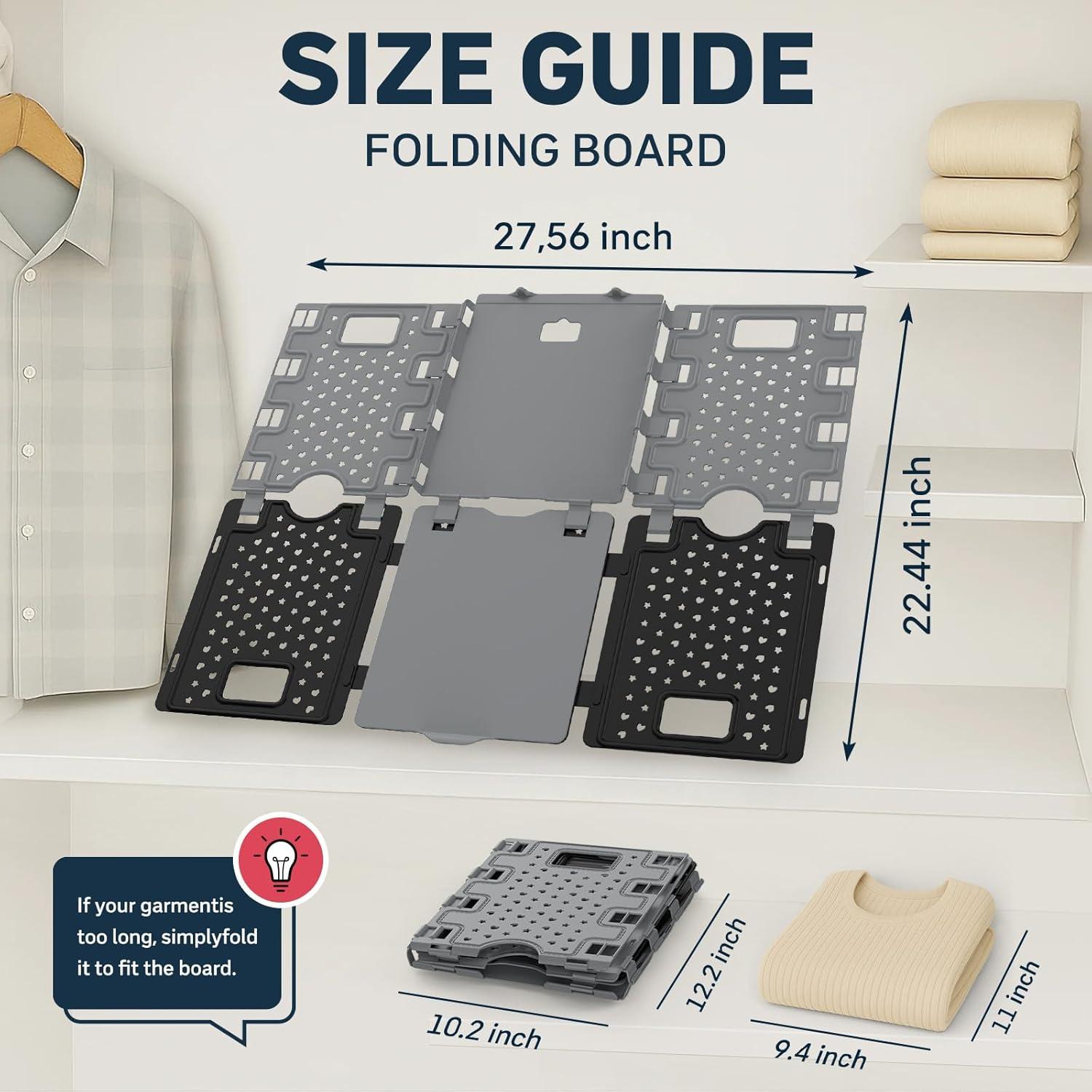 Tablero de Pliegue de Camisas BoxLegend 72x57.9 cm Negro