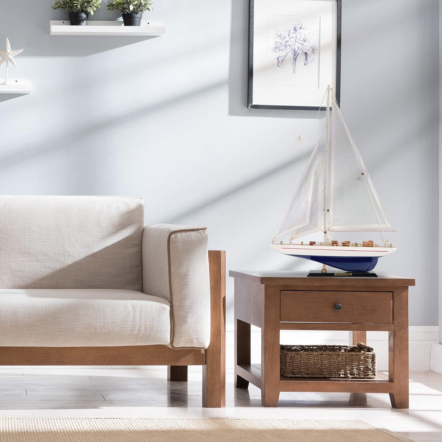 Modelo de barco de vela NAUTIMALL Enterprise 19" madera