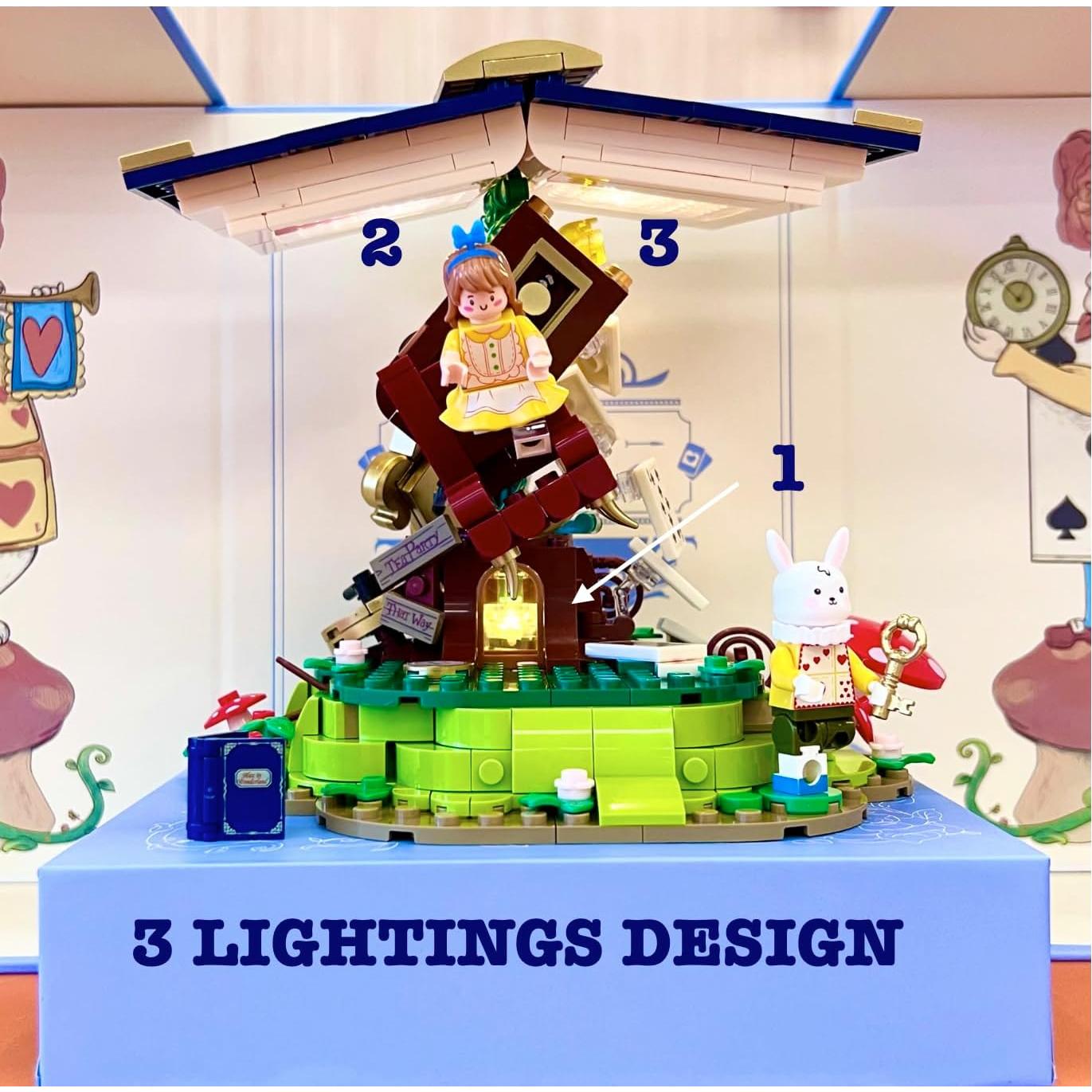 Juego de Bloques Alicia en el País de las Maravillas 650 Piezas