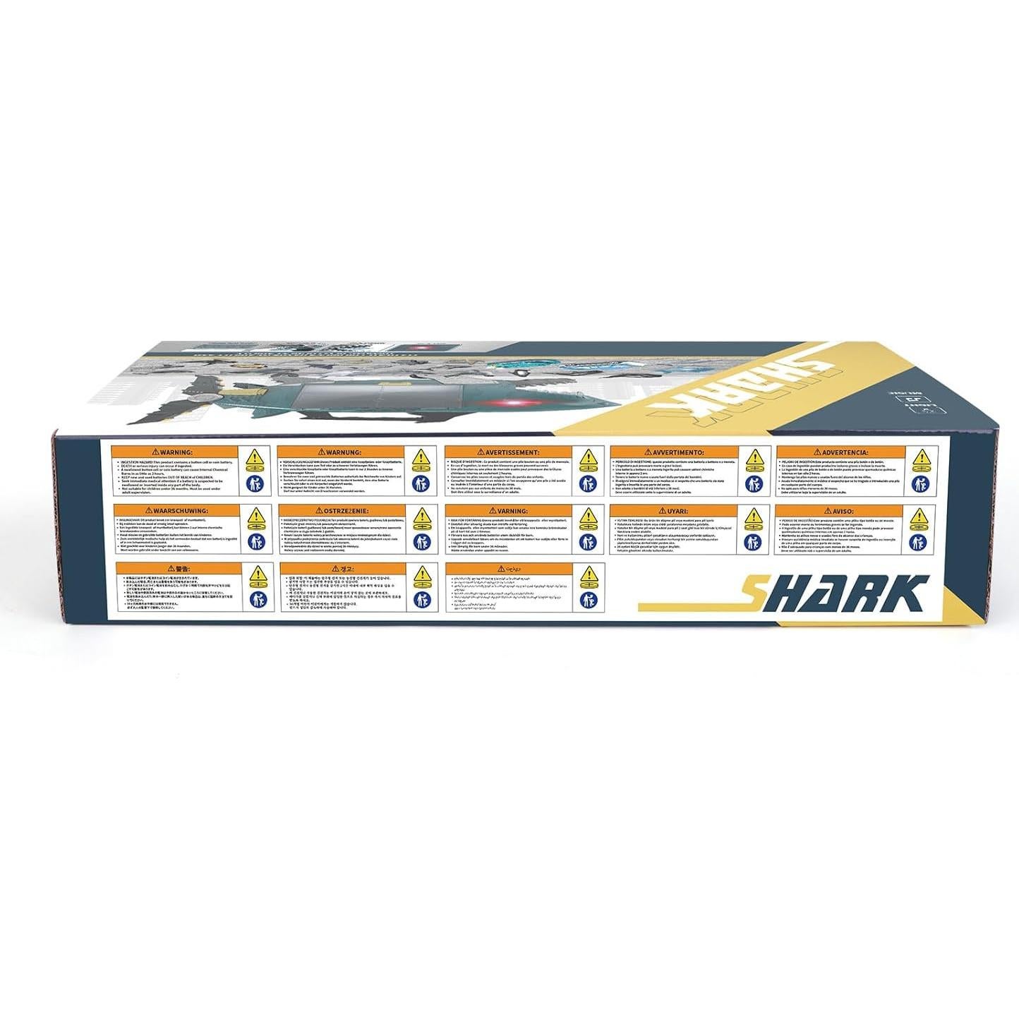 Juguete de camión tiburón LY con 18 animales marinos