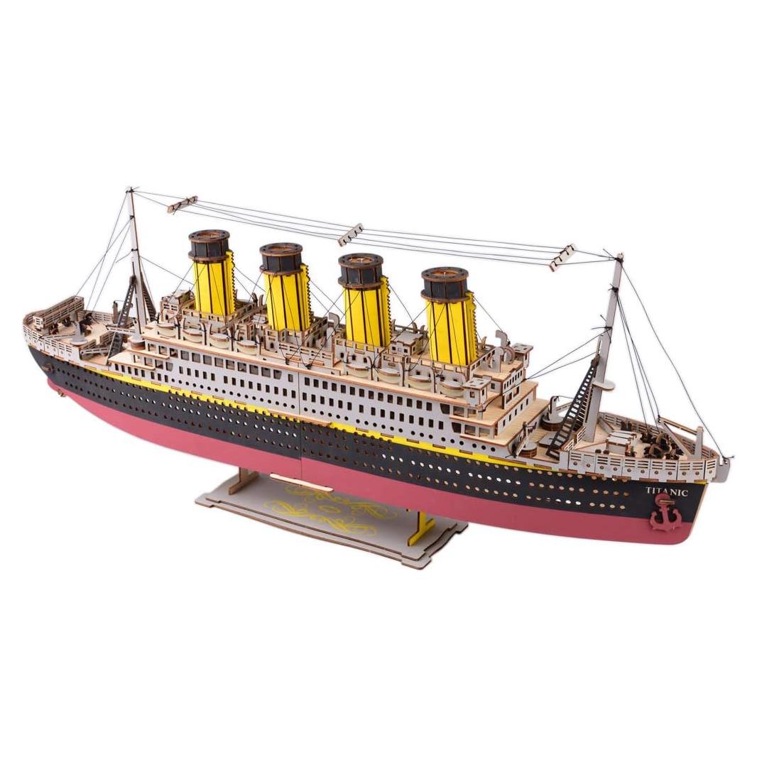 Puzzle 3D Titanic Bitopbi de Madera 371 Piezas Grande