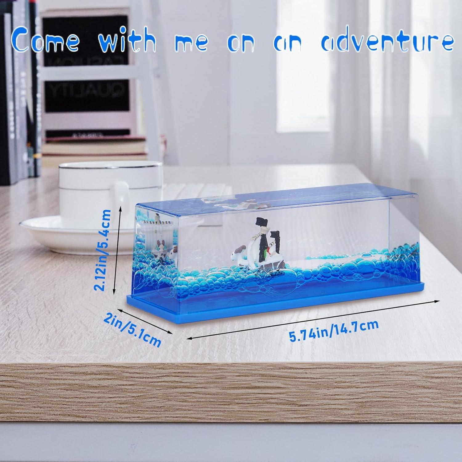 Botella de Deriva Barco Pirata Going Merry 14.6x5.2 cm