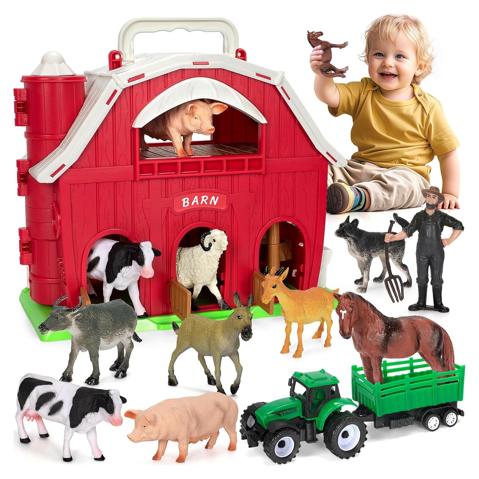 Juguete de Granja Toidgy con Animales y Tractor 0.83 kg