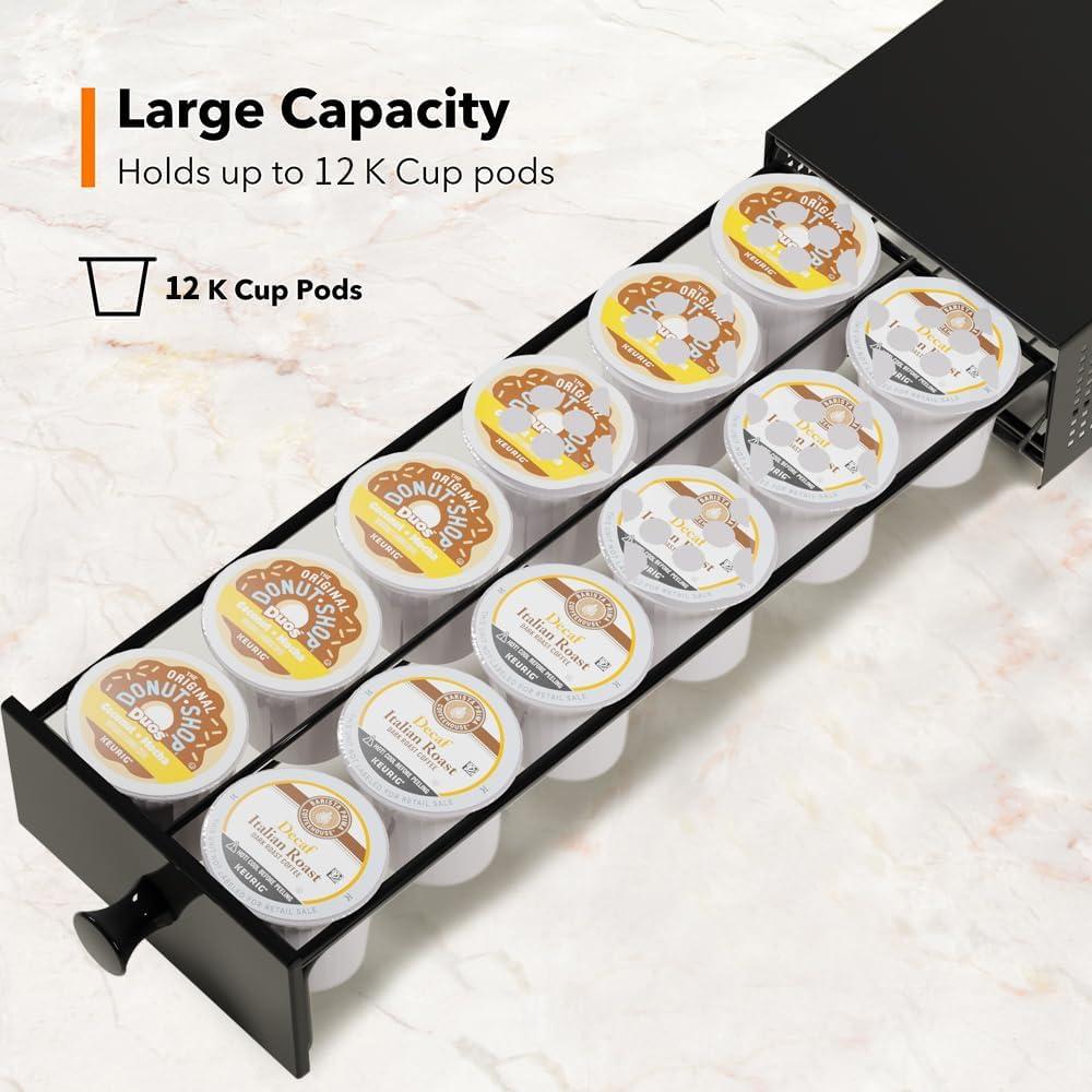 Soporte Organizador de Cajón para K Cup SICHEER - 12 Cápsulas